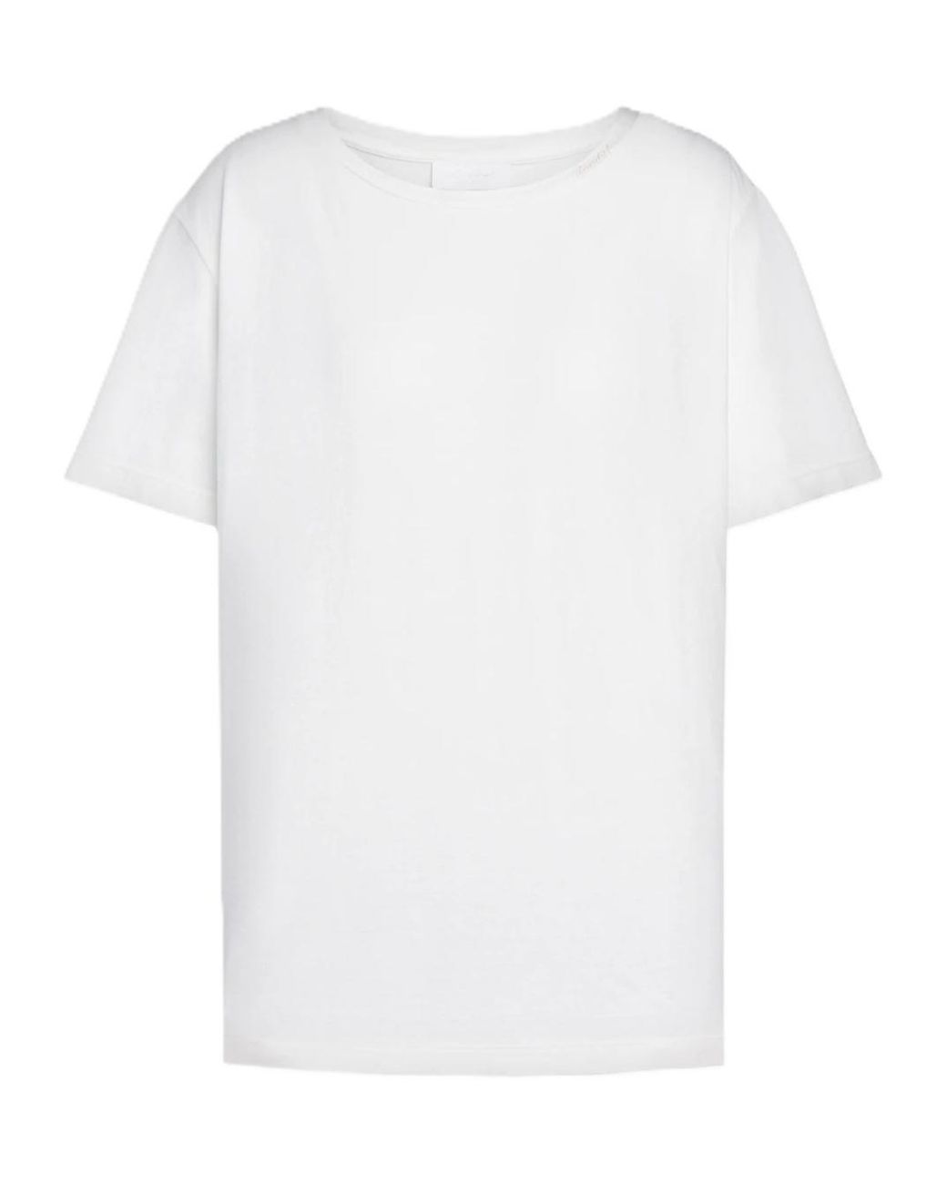 Dondup White Crew-Neck Jersey T-Shirt