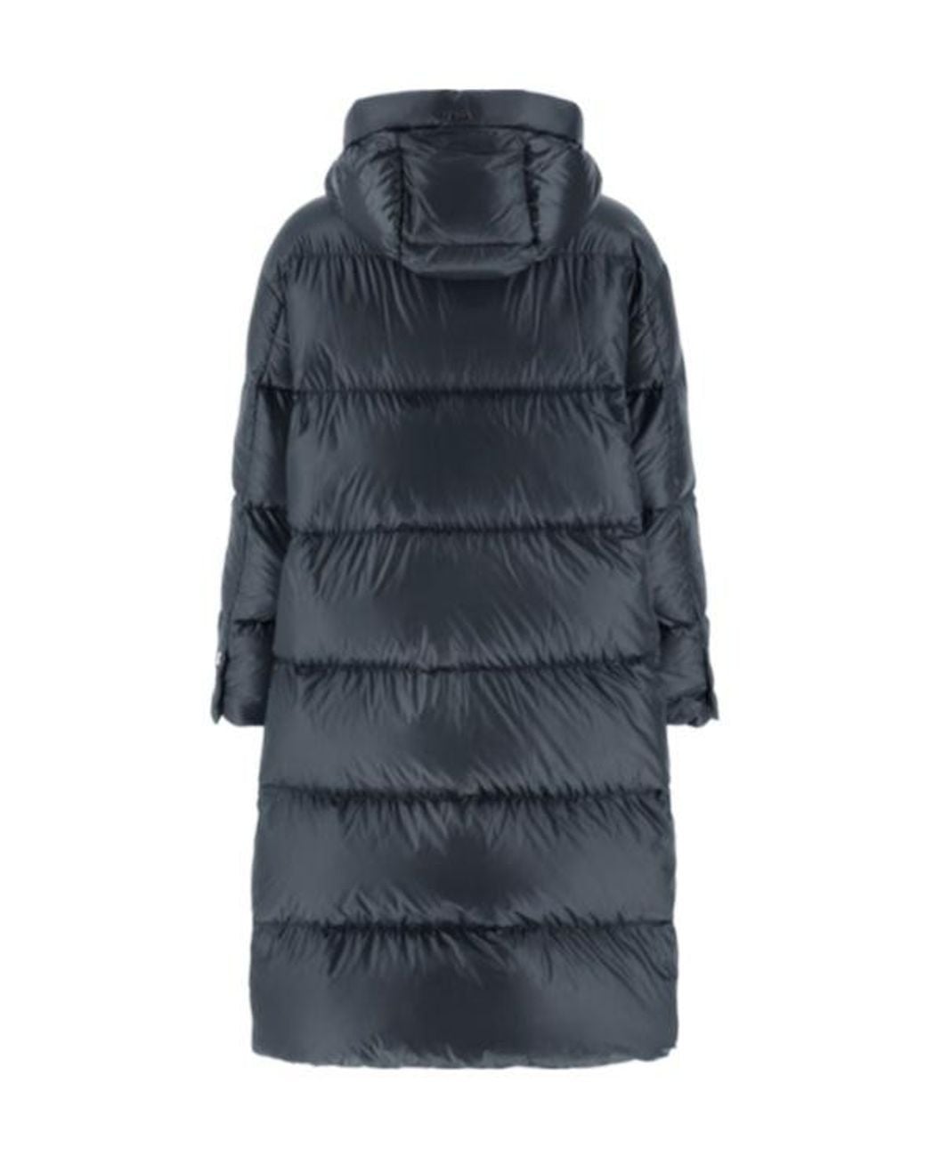 Herno Blue Hooded Down Jacket