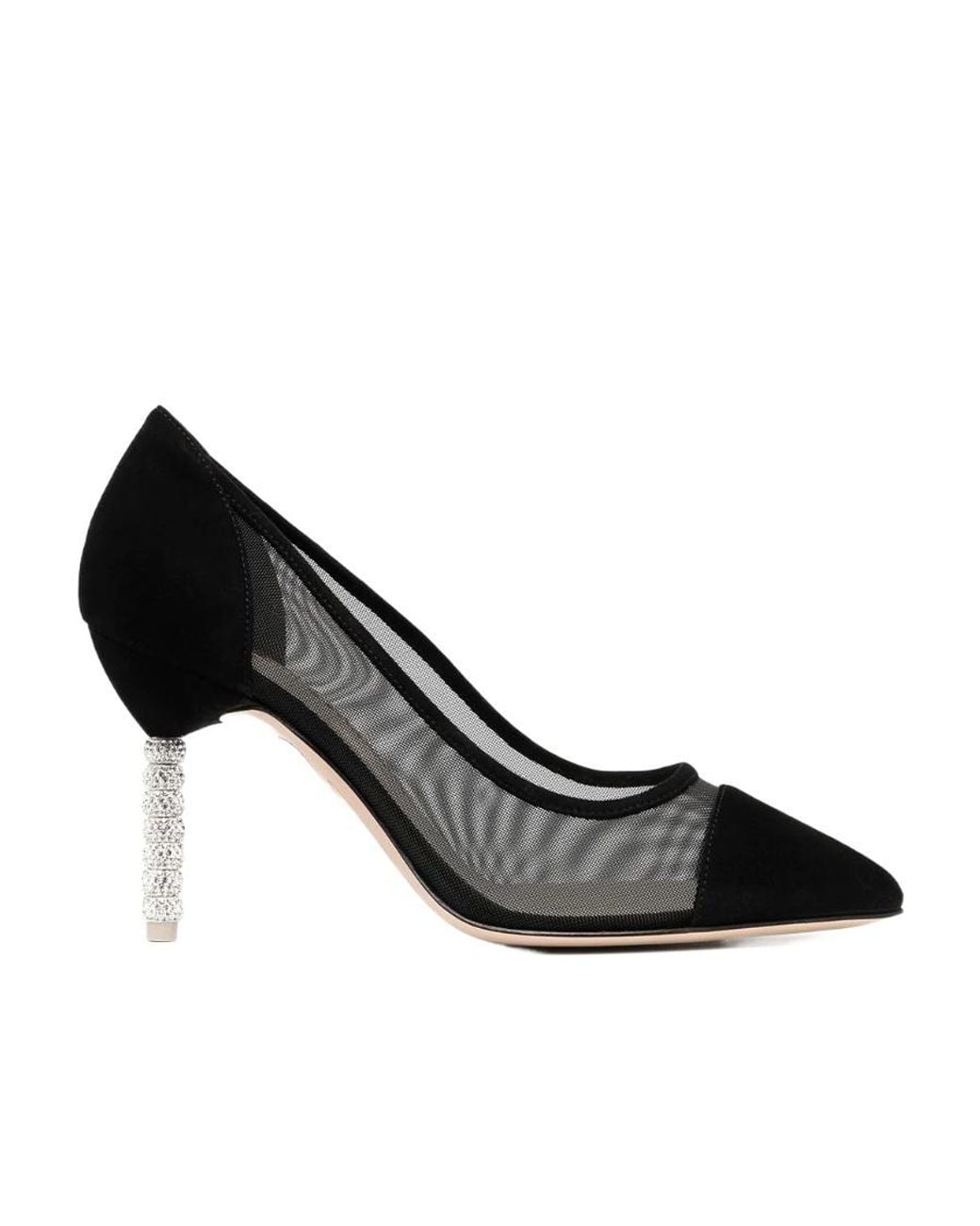 Sophia Webster Black Cusp High-Heeled Shoes