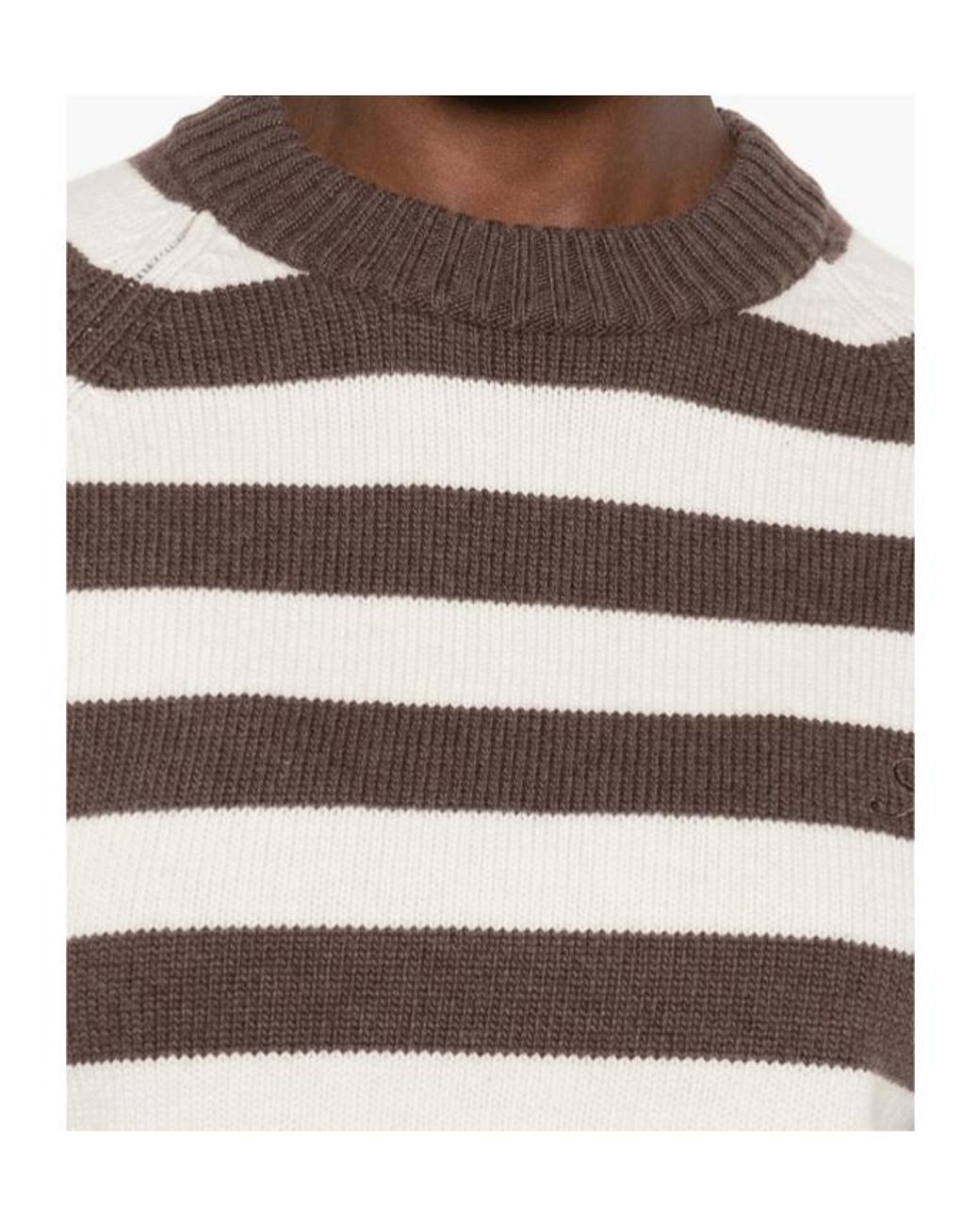 Sporty & Rich White Long-Sleeved Sweater