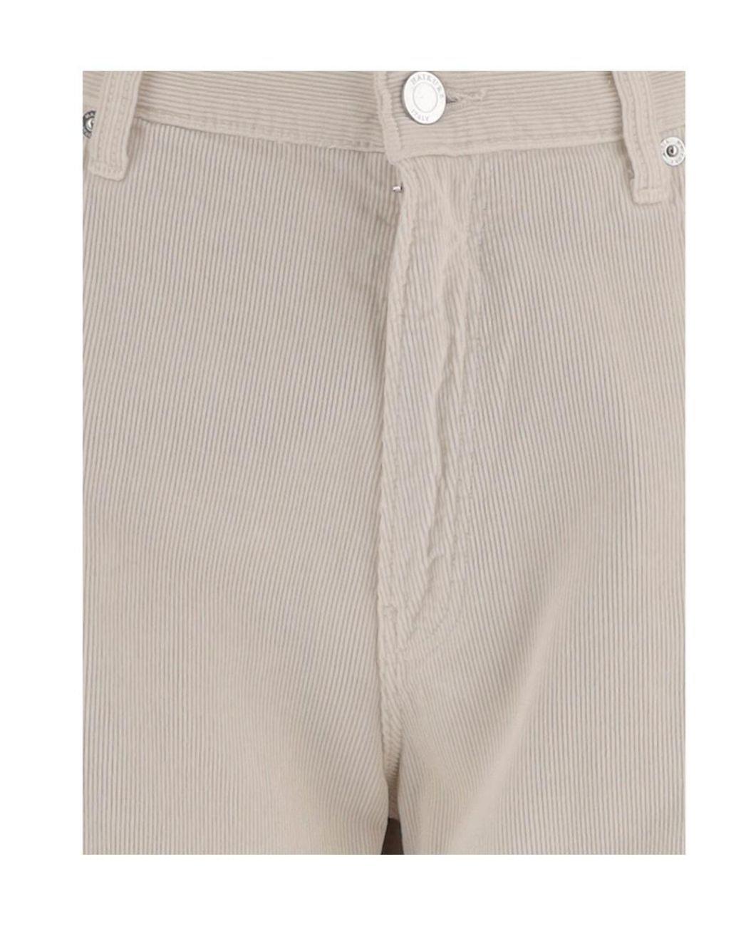 Haikure Gray Ribbed Wide-Leg Pants