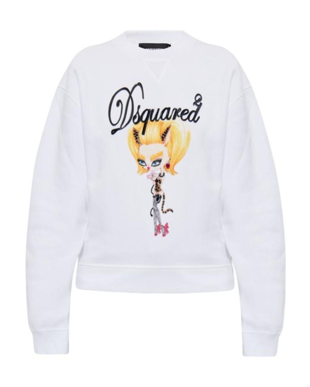 DSquared² White Sweatshirts