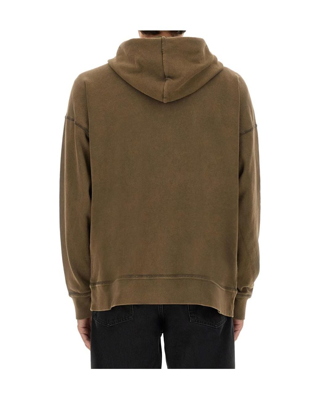 Isabel Marant Green Miley Drawstring Hoodie for men