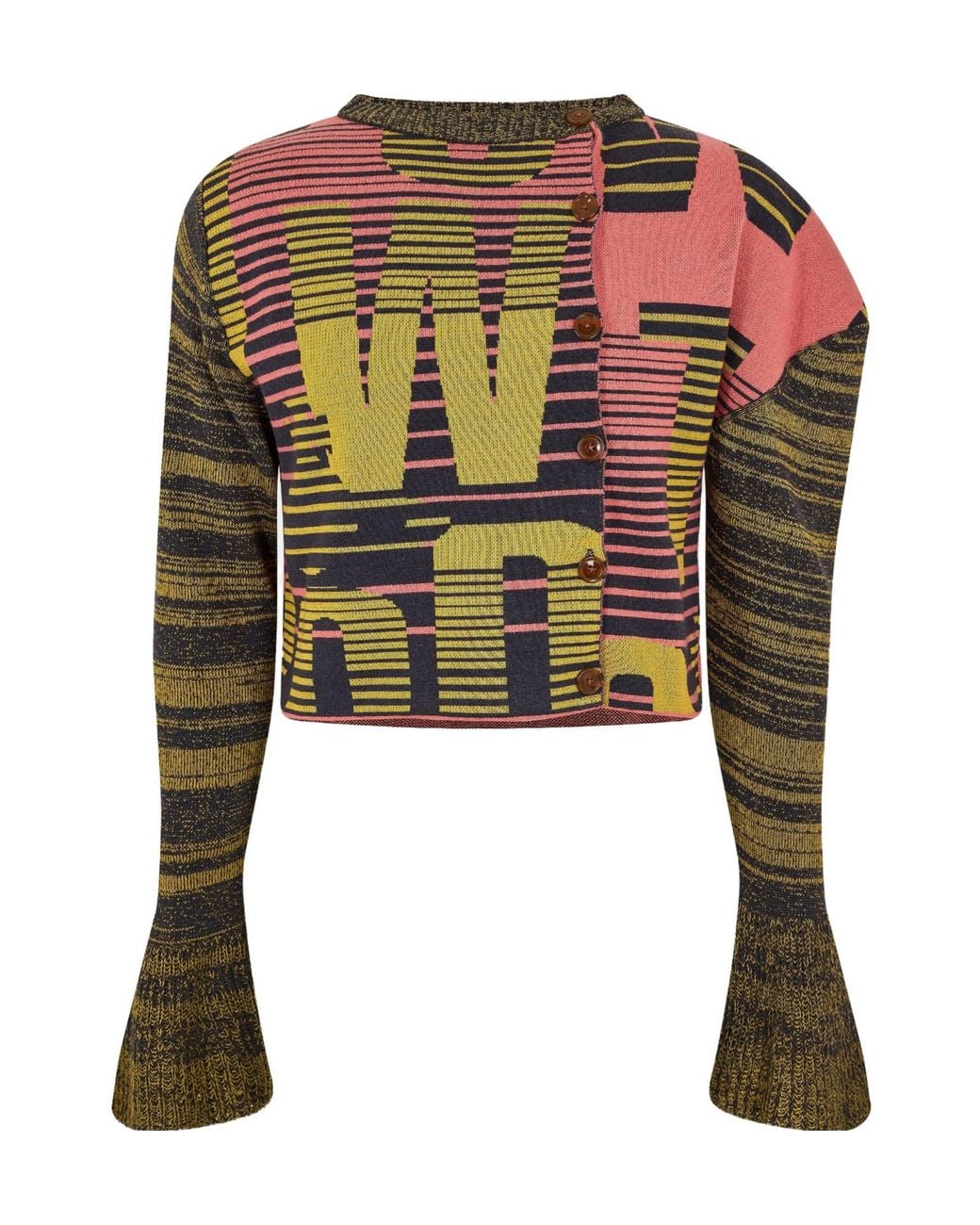 Vivienne Westwood Green Button-Front Knit Cardigan for men