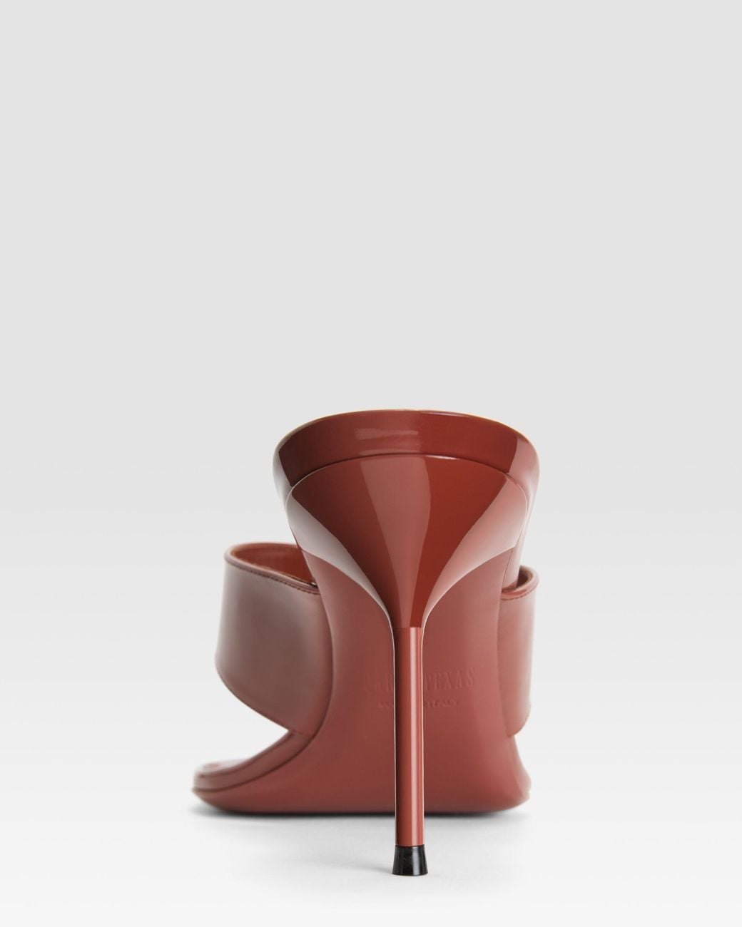 Paris Texas Brown Lidia Patent-Leather Sandals