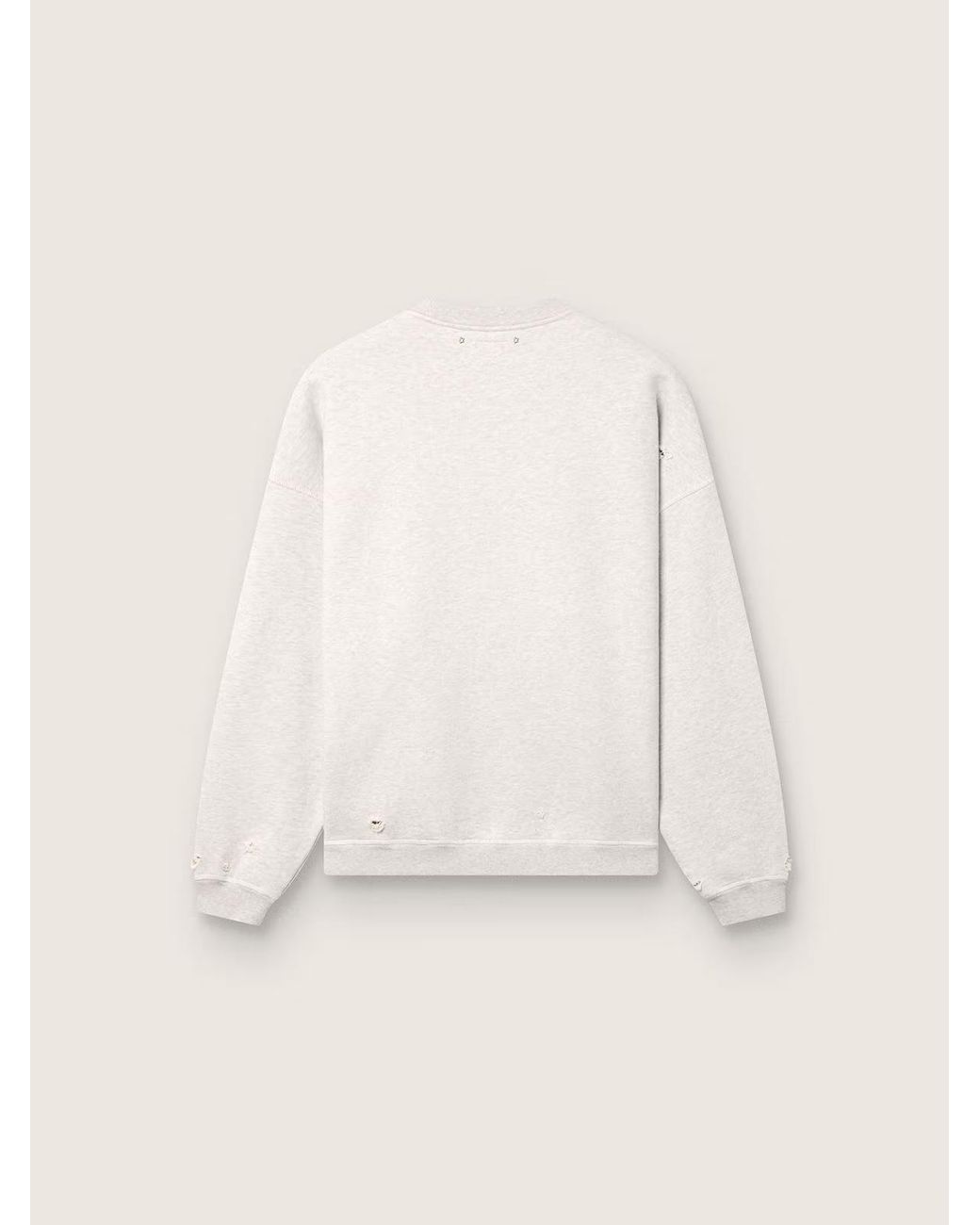 Golden Goose Deluxe Brand White Star Crewneck Sweatshirt for men