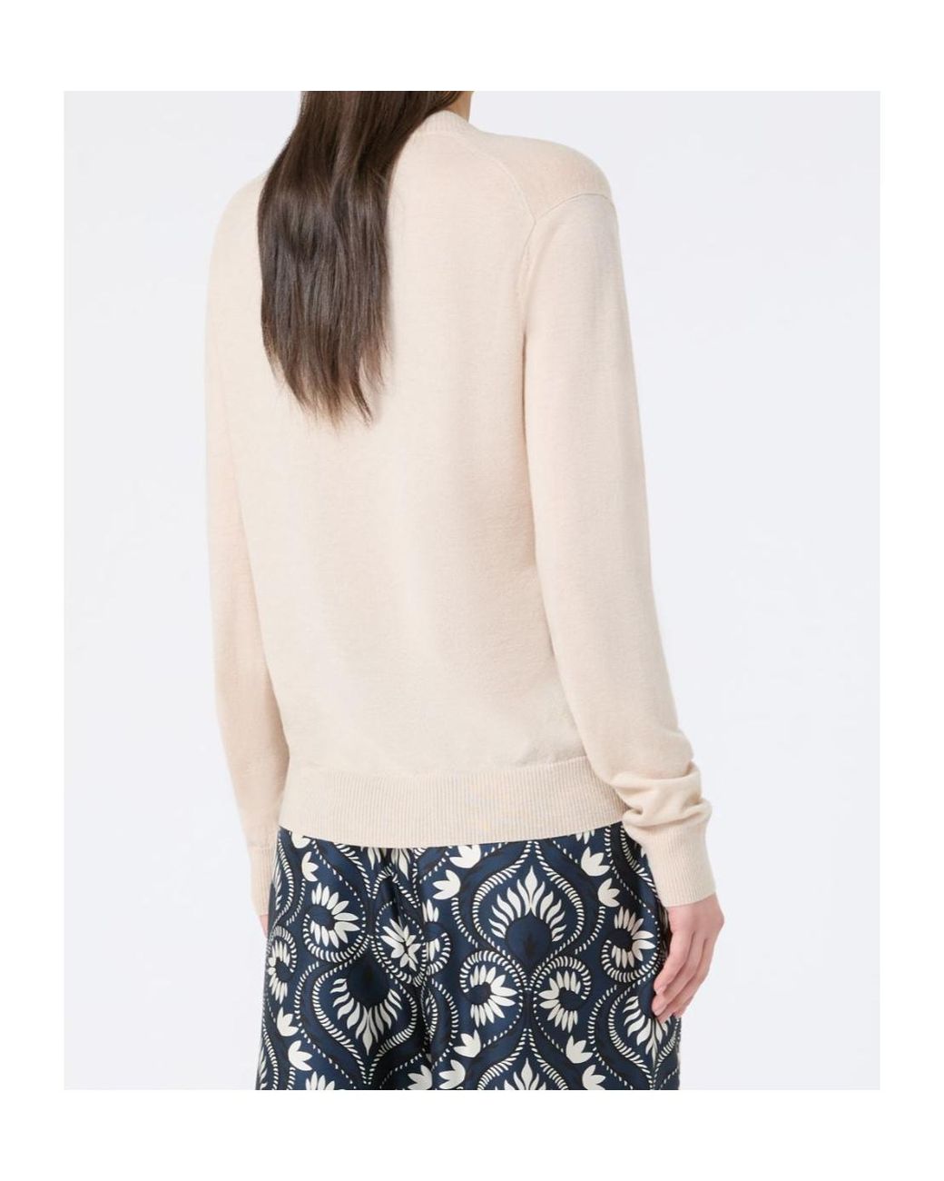 Weekend by Maxmara Natural Estremo V-Neck Jumper