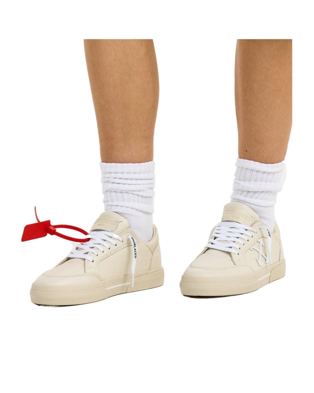 Off-White c/o Virgil Abloh Pink Solid Color Low-Top Trainers