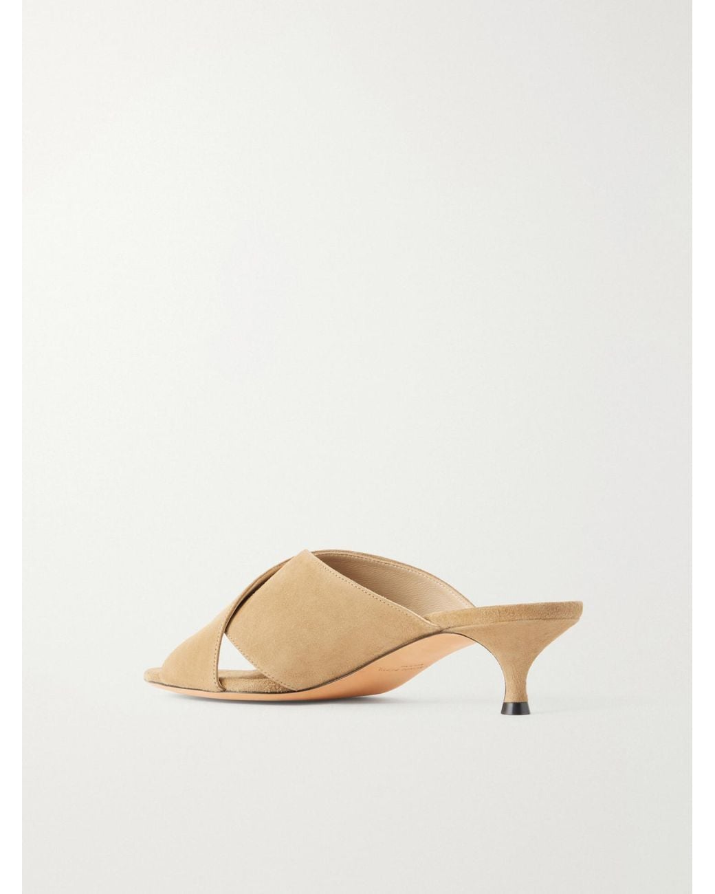 Le Monde Beryl Luca 35 Suede Sandals in Brown | Lyst