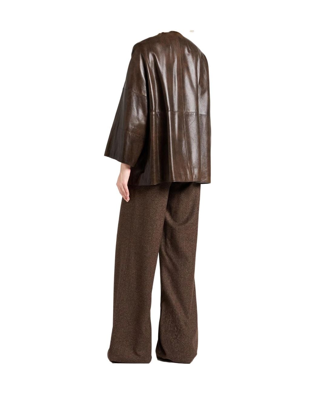 Max Mara Brown Solid Color Jackets