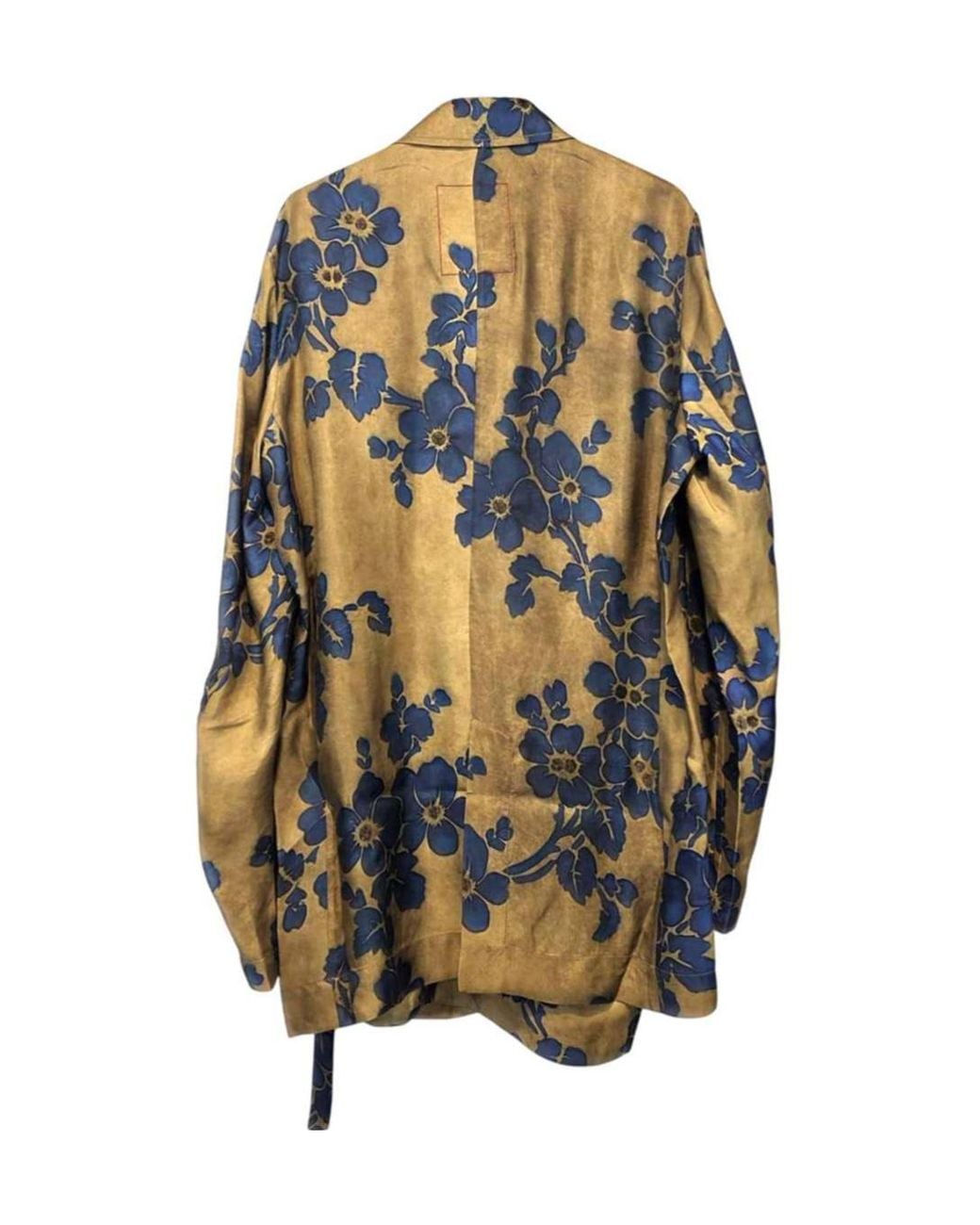 Uma Wang Blue Long-Sleeve Casual Jacket