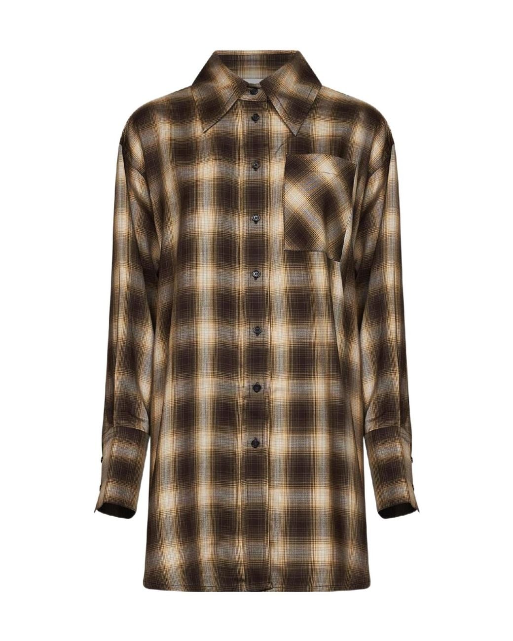 Co. Multicolor Long-Sleeved Plaid Shirt