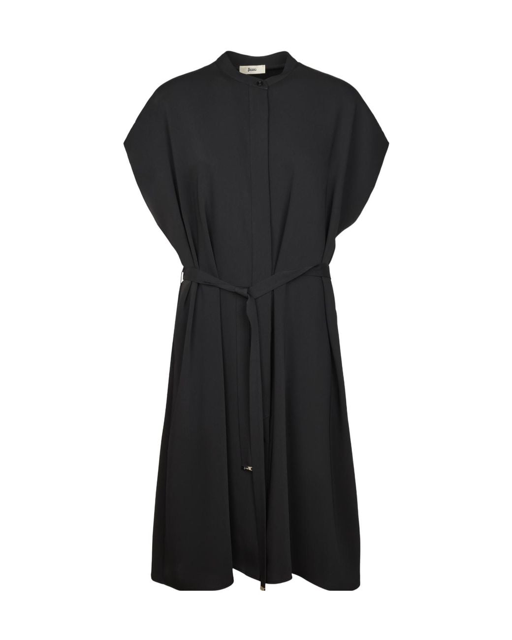 Herno Black Short Shirt Dress