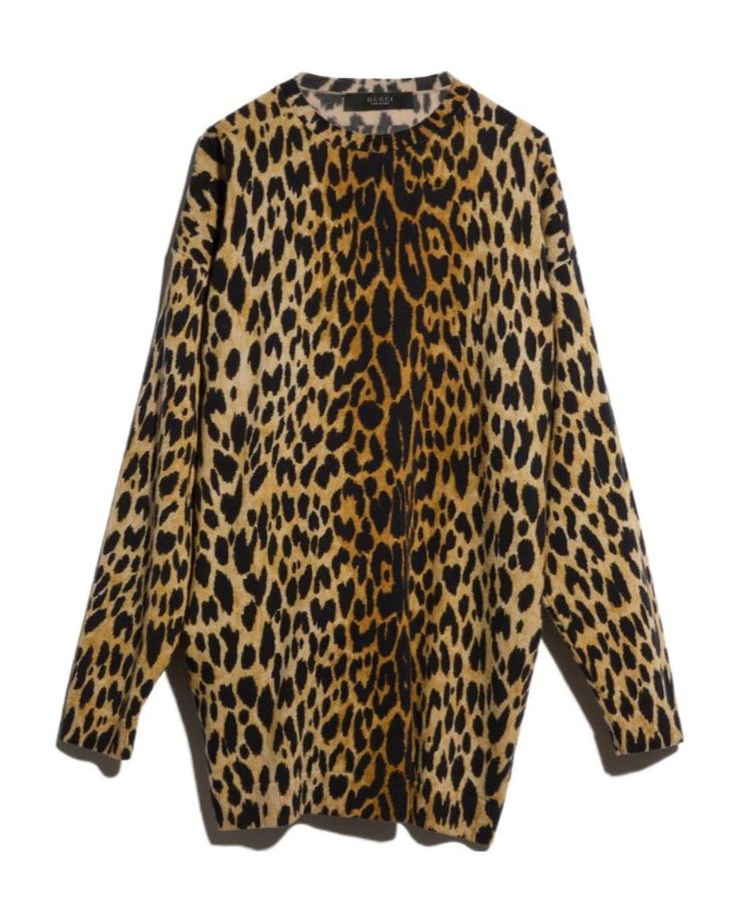 Gucci Multicolor Printed Knit Cashmere Dress