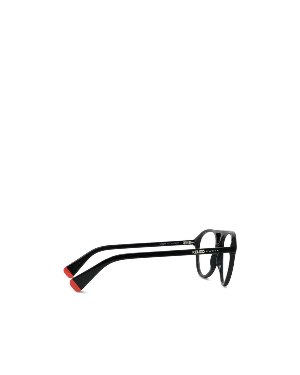 KENZO White Full-Rim Non-Prescription Glasses for men