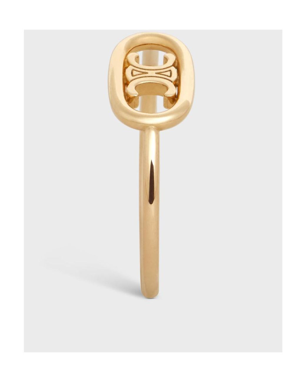 Céline Metallic Maillon Triomphe Ring