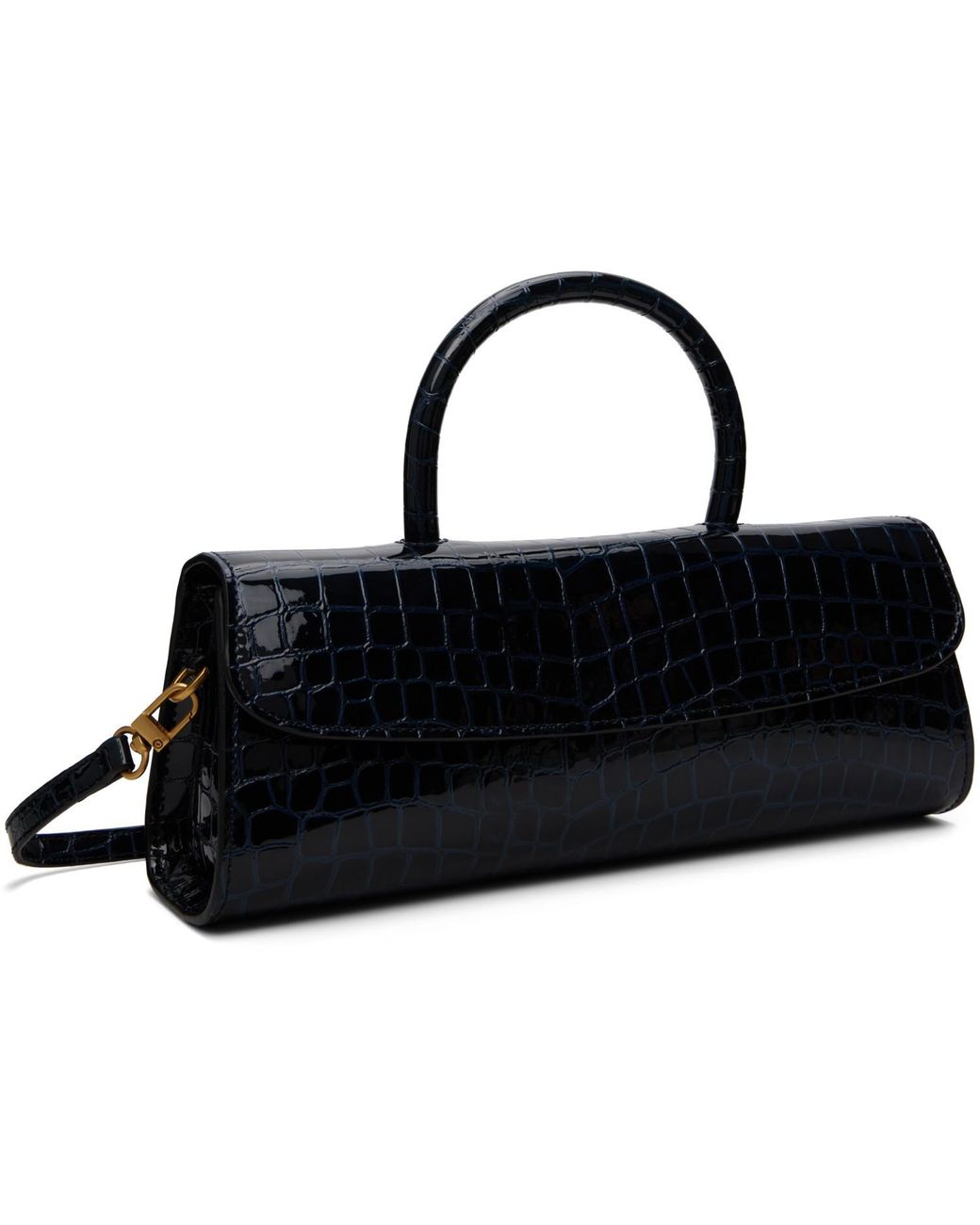 By Far Black Mini Longa Shoulder Bag