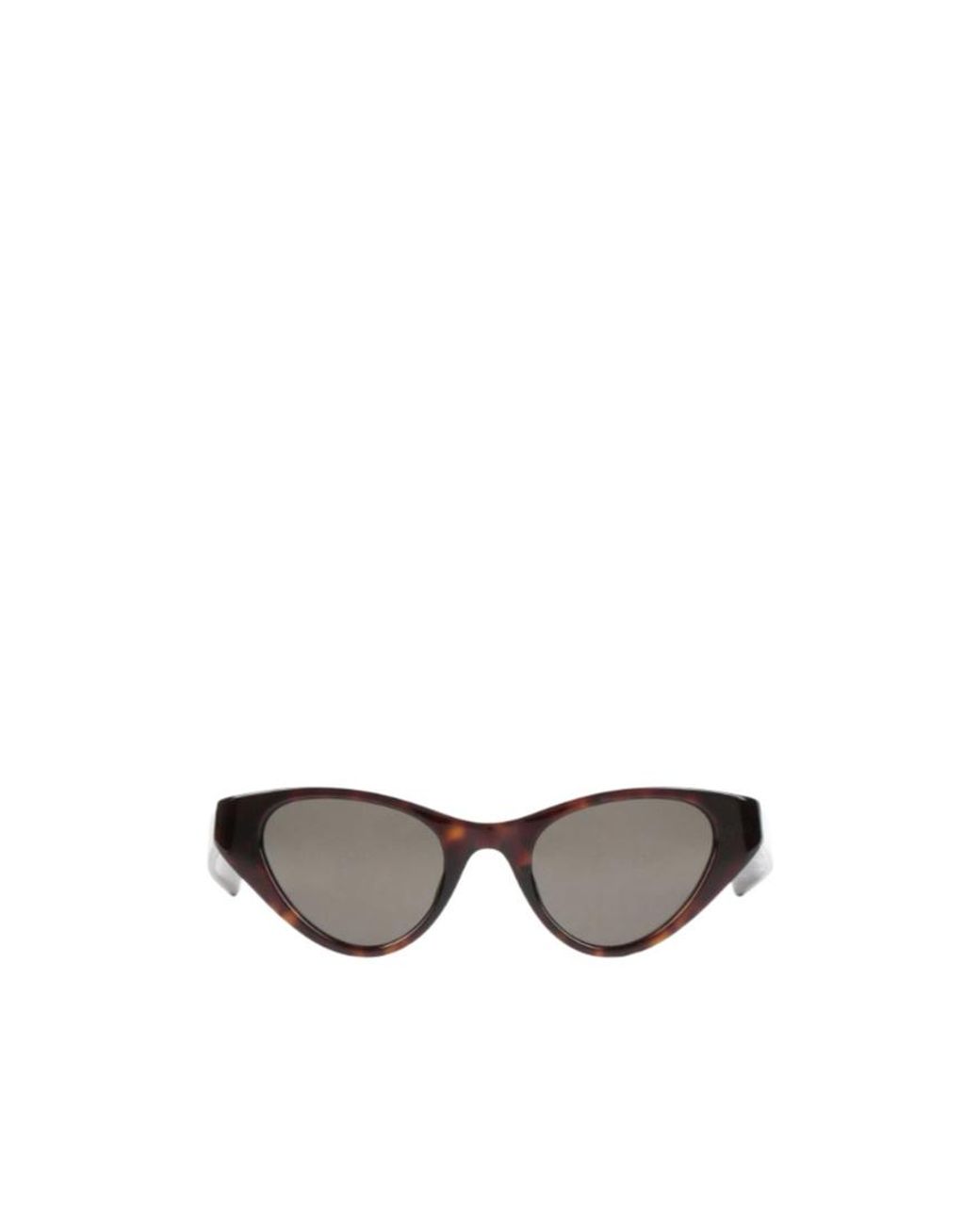 Saint Laurent Metallic Leopardprint Cateye Sunglasses