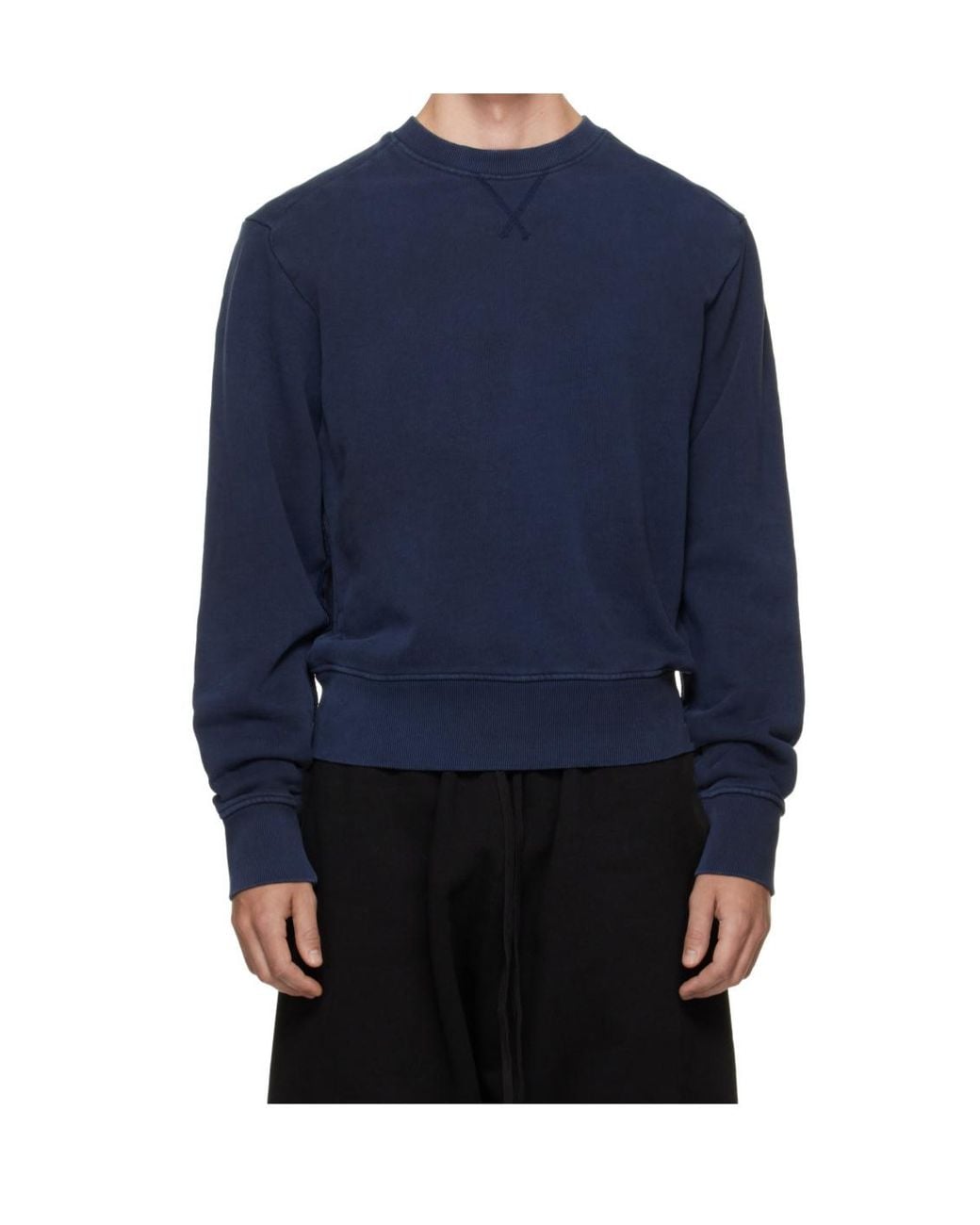 Entire studios Blue Crew Neck Sweatshirt for men