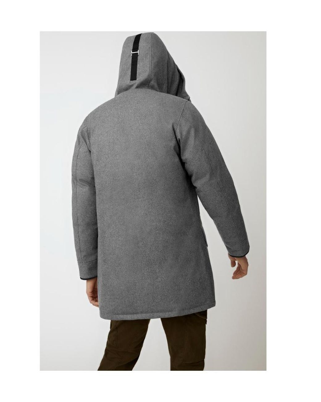 Canada Goose Gray Langford Hooded Parka for men