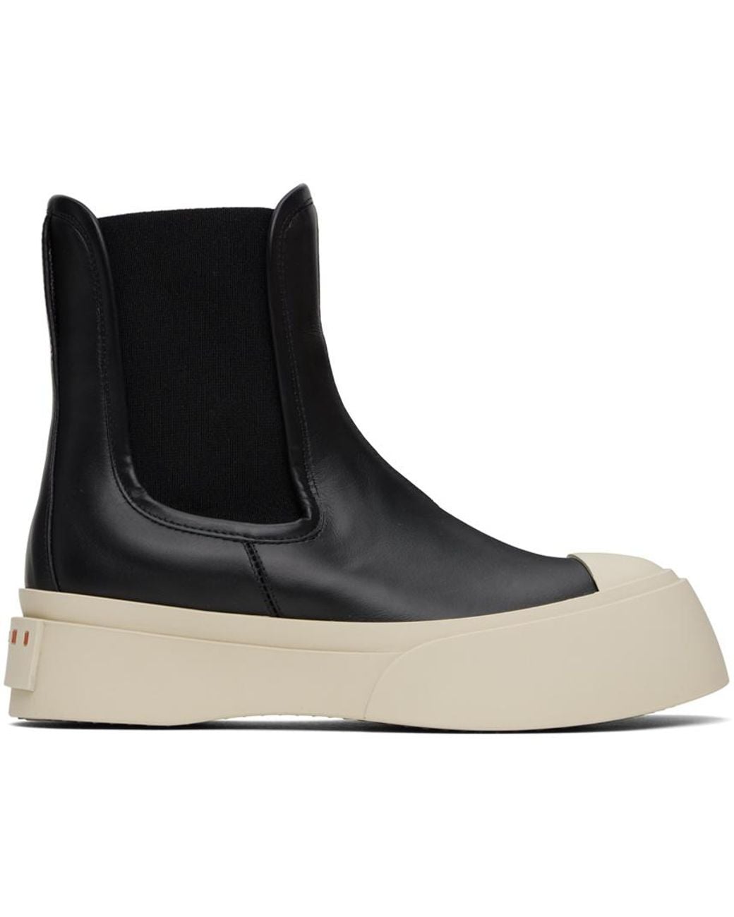 Marni Black Platform Ankle Boots