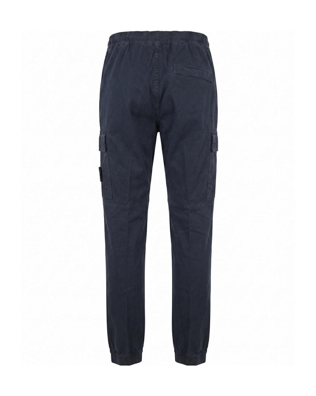 Stone Island Blue Slim Cargo Pants for men