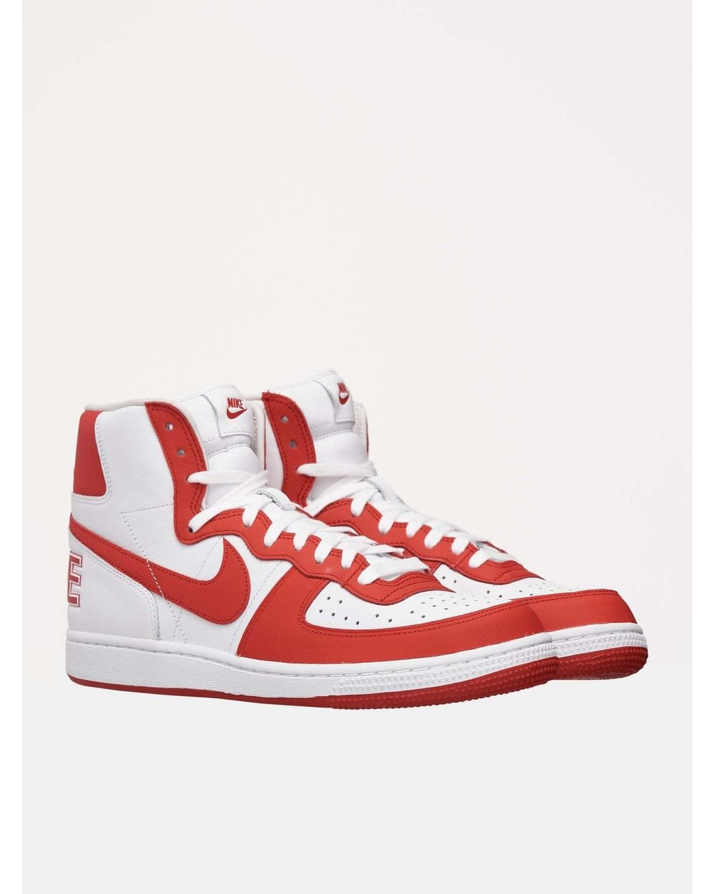 COMME DES GARCONS HOMME PLUS X NIKE Red Comme Des Garcons Homme X Nike Logo Sports Shoes for men