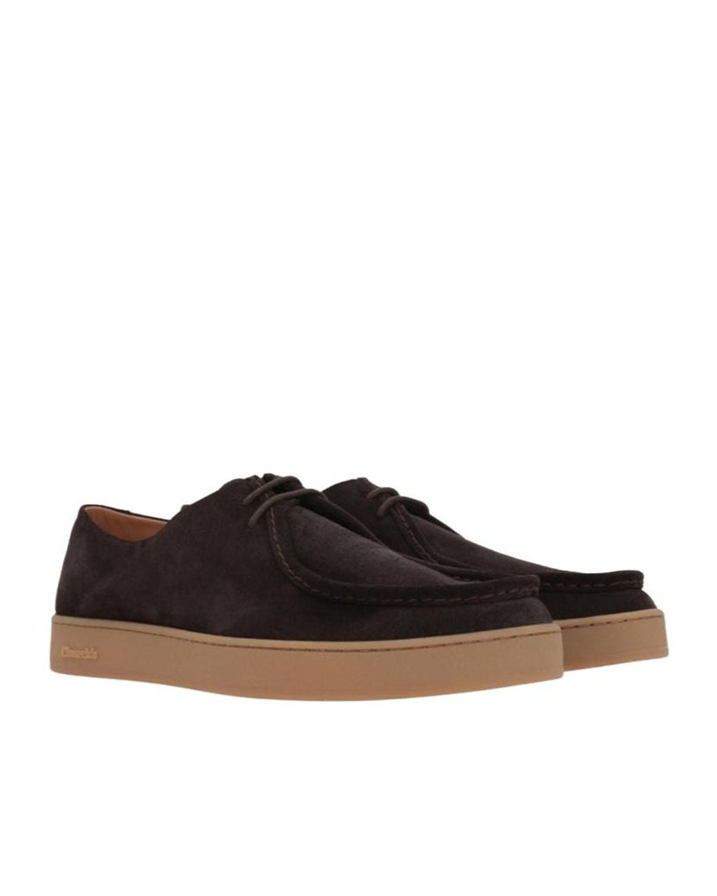 Church's Black Crepe-Sole Lace-Up Shoes for men