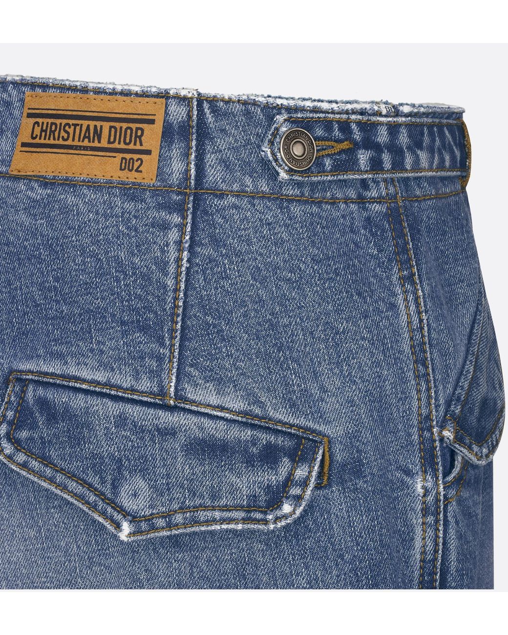Dior Blue 8 Cargo Jeans, D02