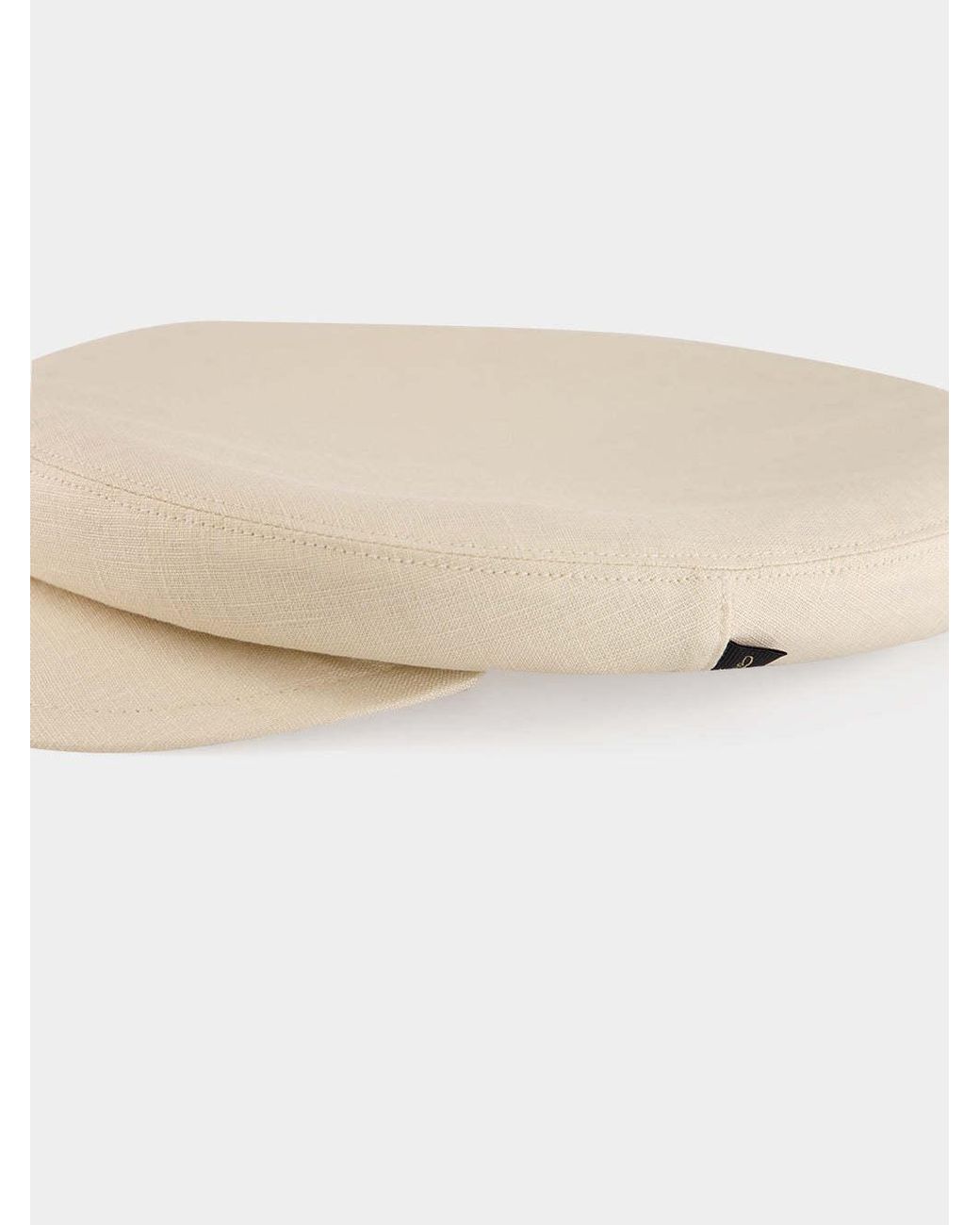 Borsalino White Brest Linen Sailor Cap for men