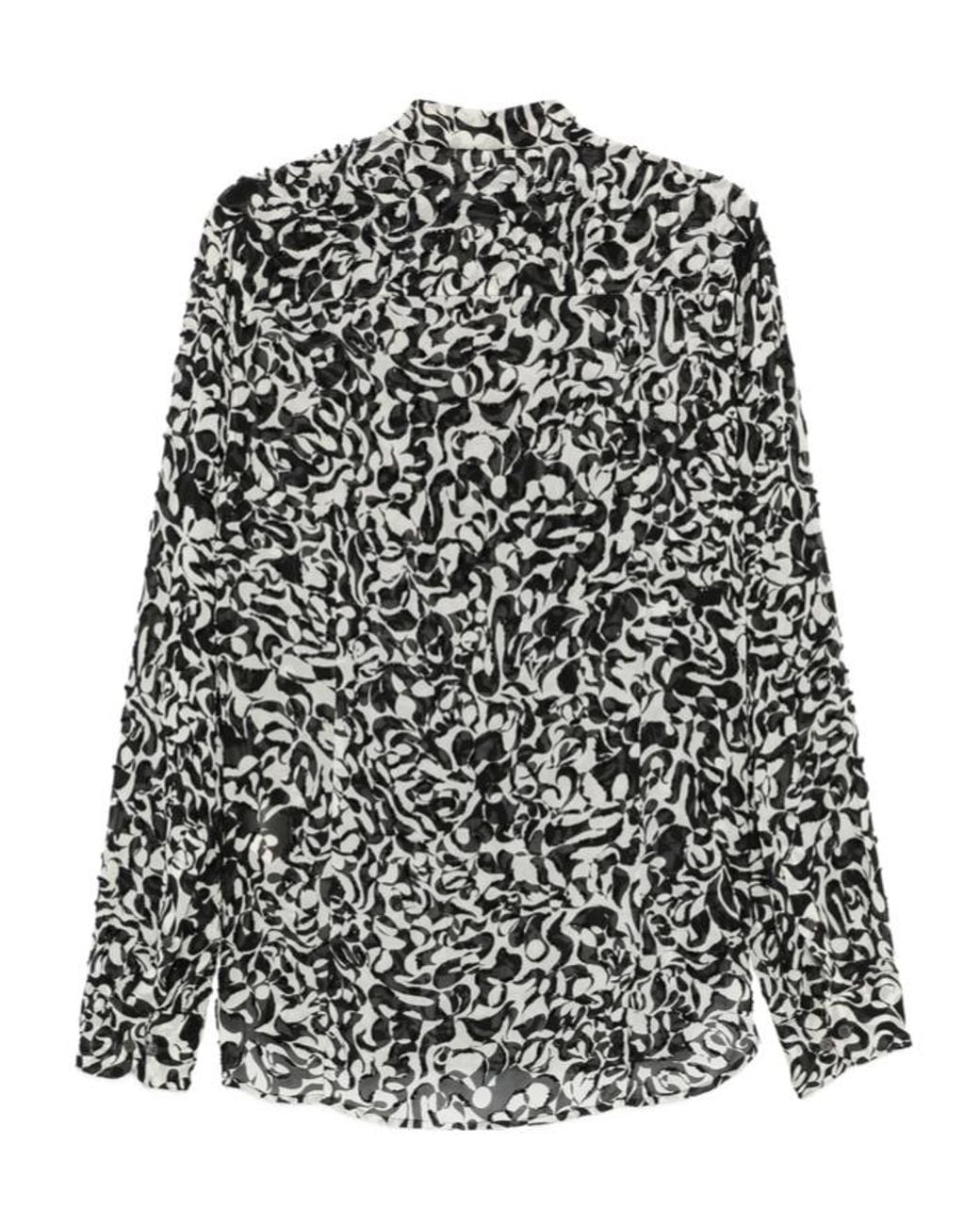 Dries Van Noten Black Long Sleeve Shirt for men