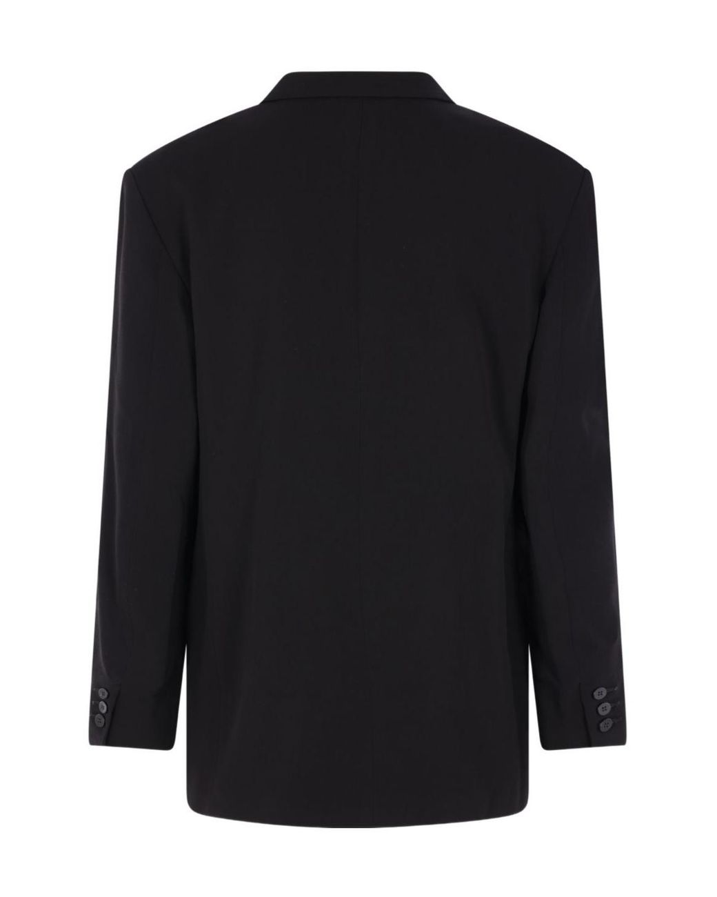 Magliano Black Double-Breasted Jacket for men
