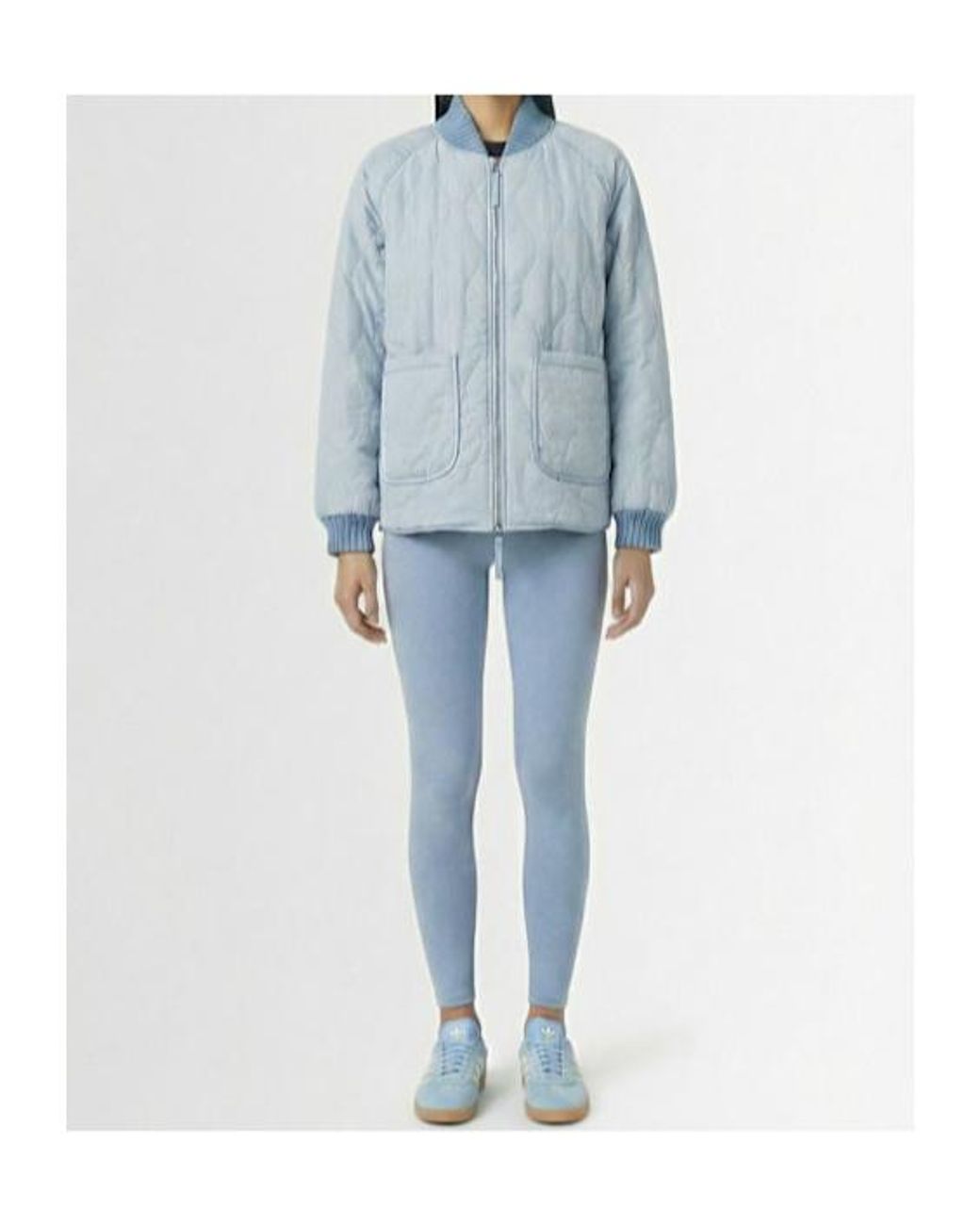 Varley Blue Serina Reversible Jacket