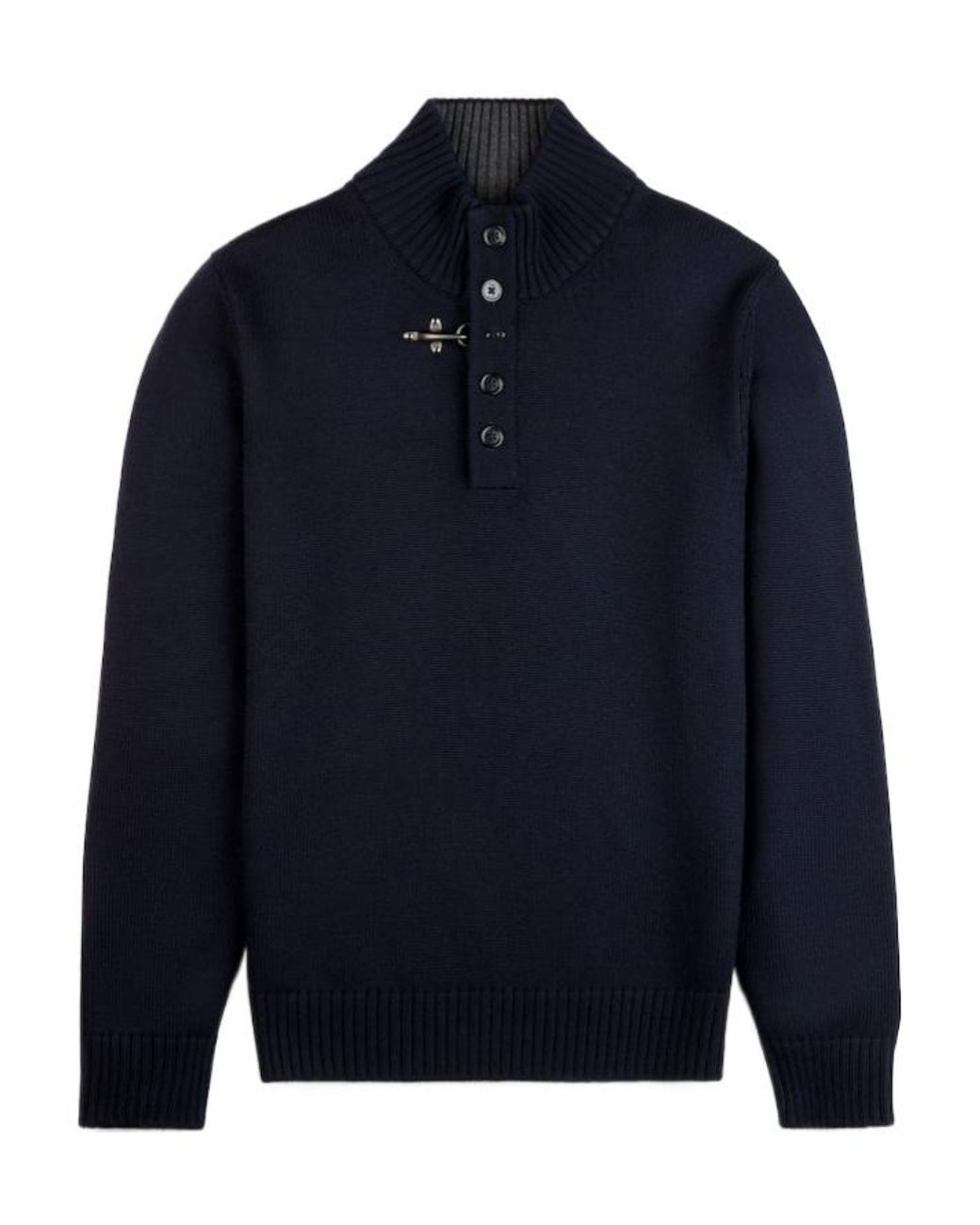 Fay Blue Wool Turtleneck Sweater for men