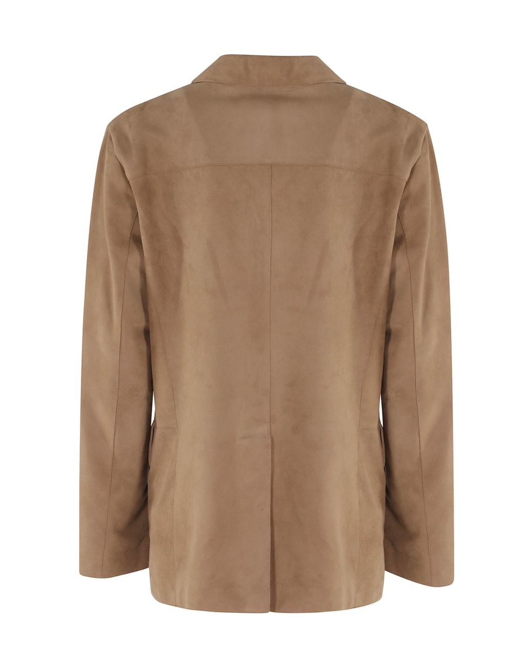Seventy Brown Single-Breasted Blazer