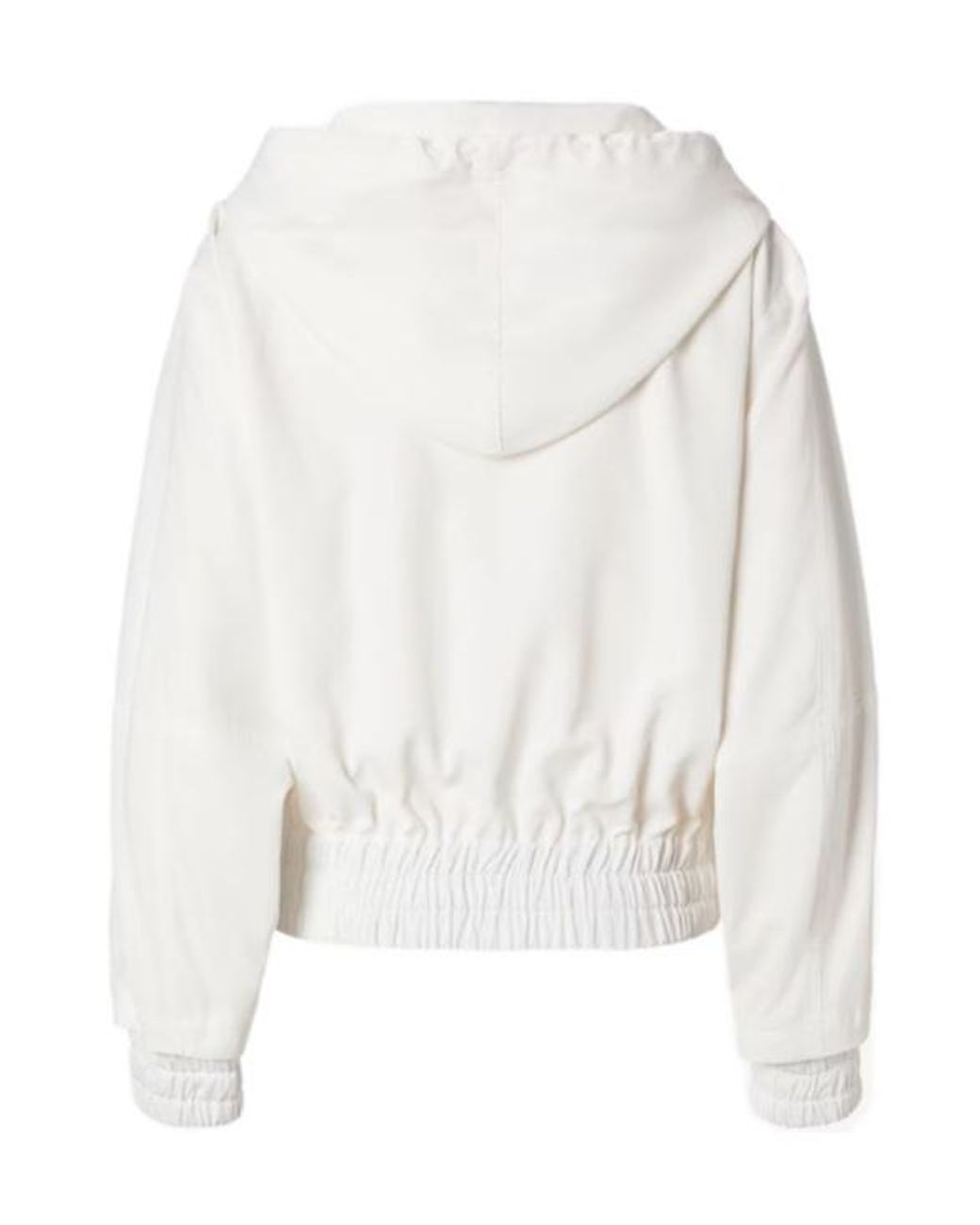 Fendi White Double-Zip Hooded Jacket