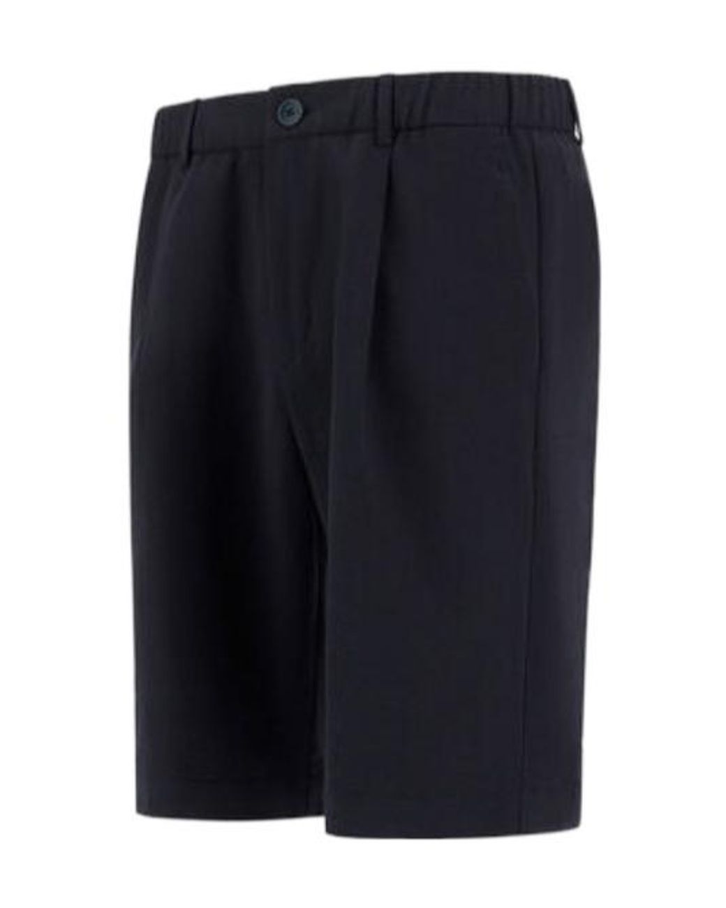 Herno Blue Pleat Detailed Shorts for men