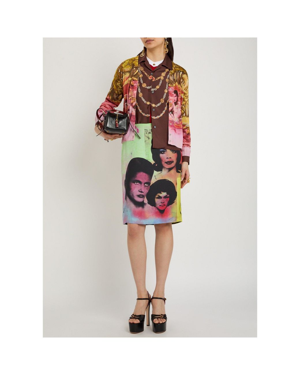 Versace Pink Simple Silk Cardigan