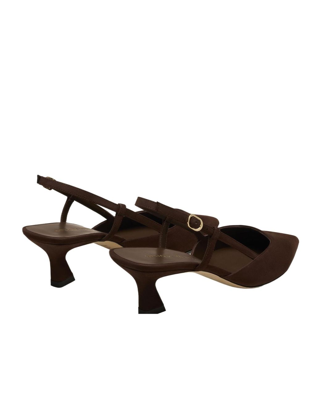 Stuart Weitzman Brown Vinnie 50 Slingback