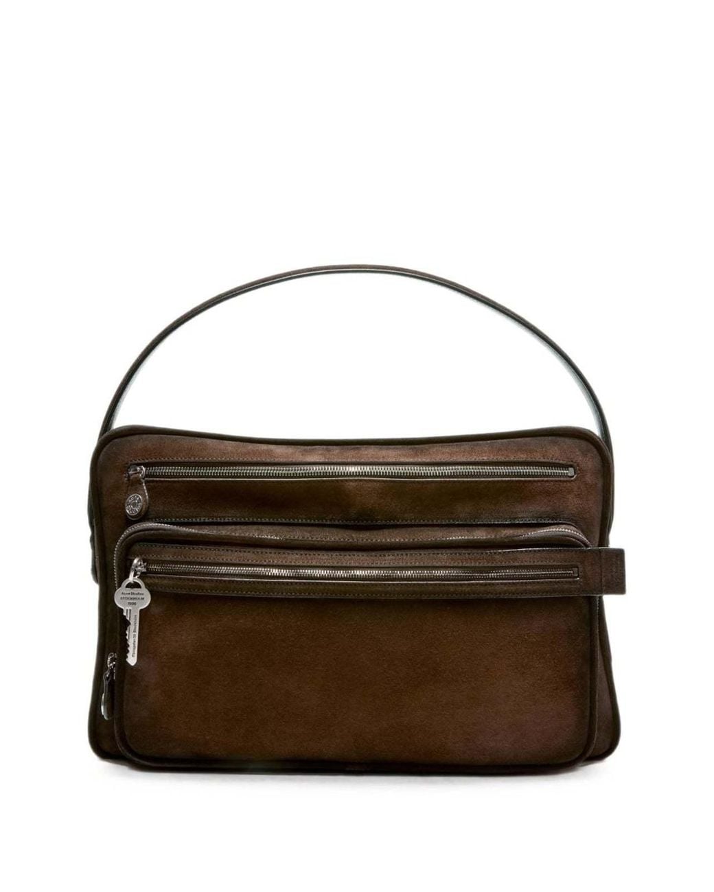 Acne Brown Camero Camera Shoulder Bag for men