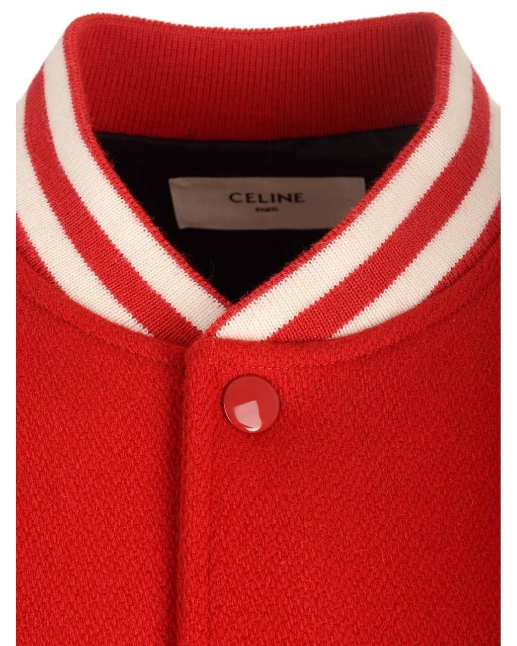 Céline Red Jackson Teddy Jacket for men