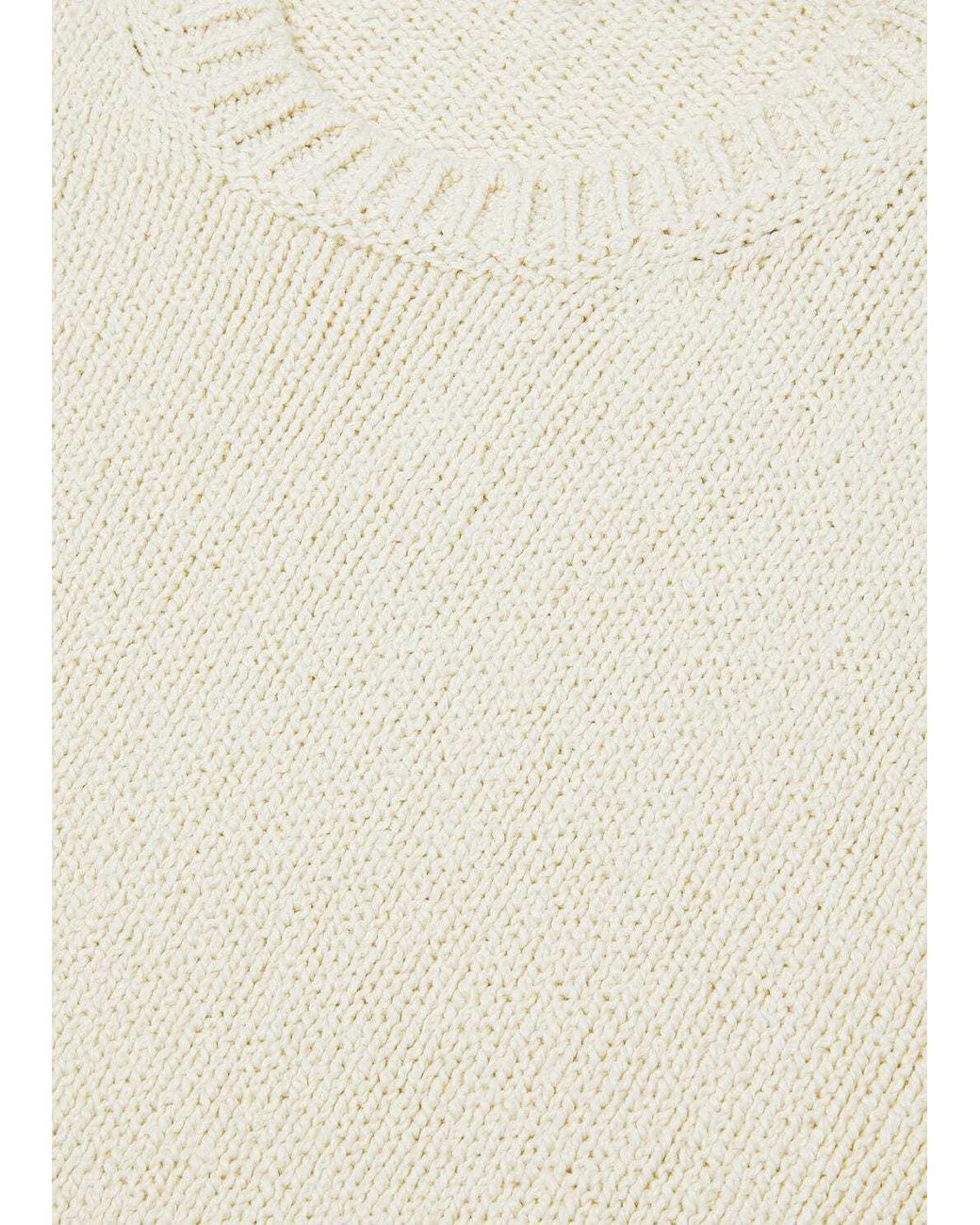 Loro Piana White Crewneck Jumper