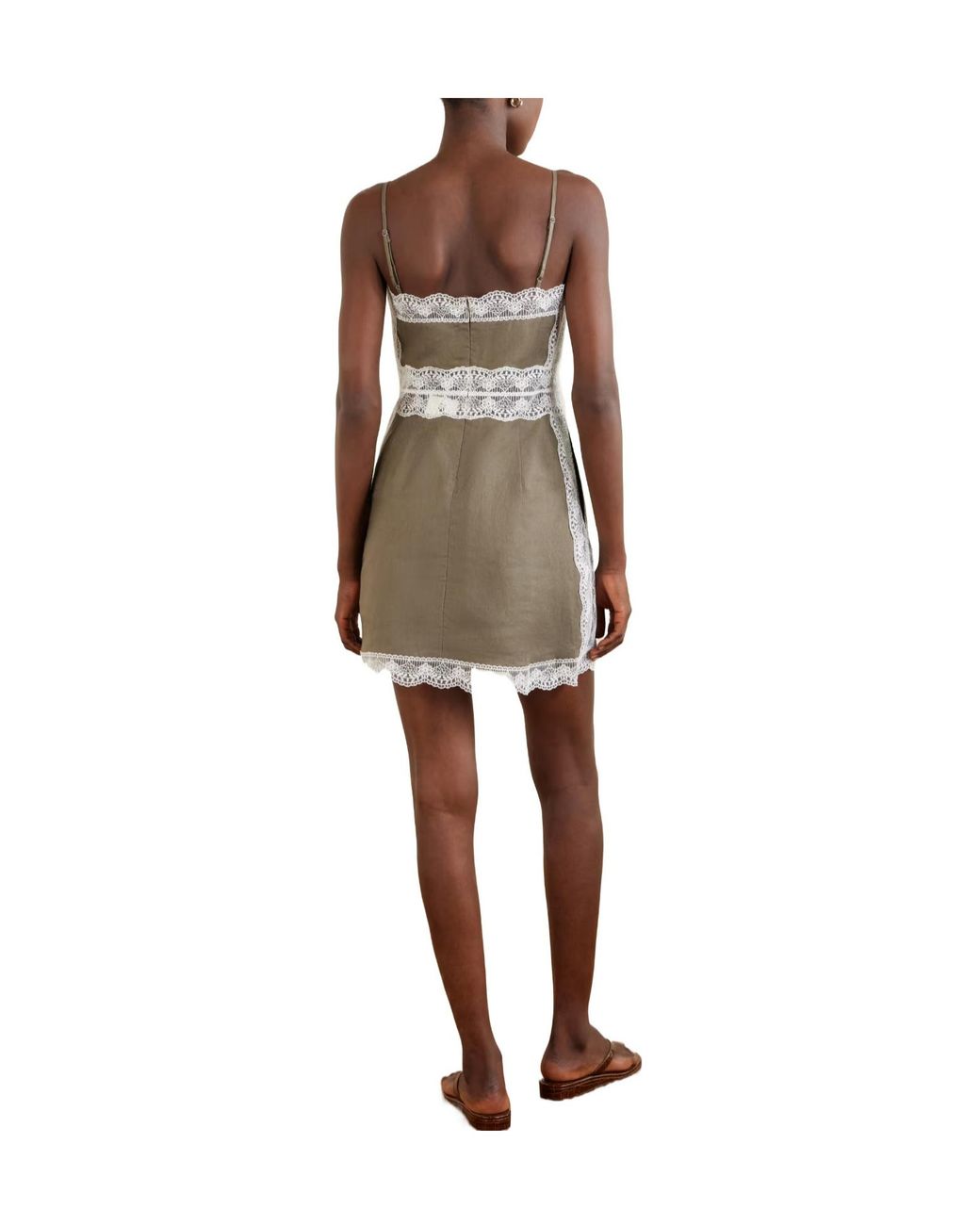 Staud Gray Cami Mini Dress