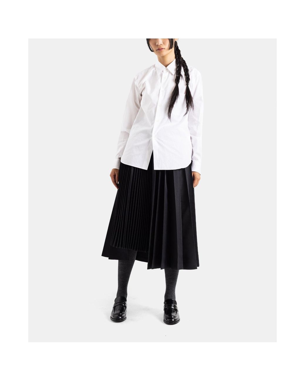 Comme des Garçons White Comme Des Garçons Classic Blouse