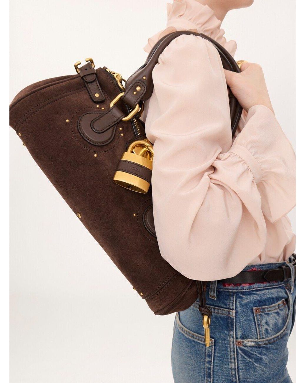 Chloé Brown Chloé Paddington Tote Bag