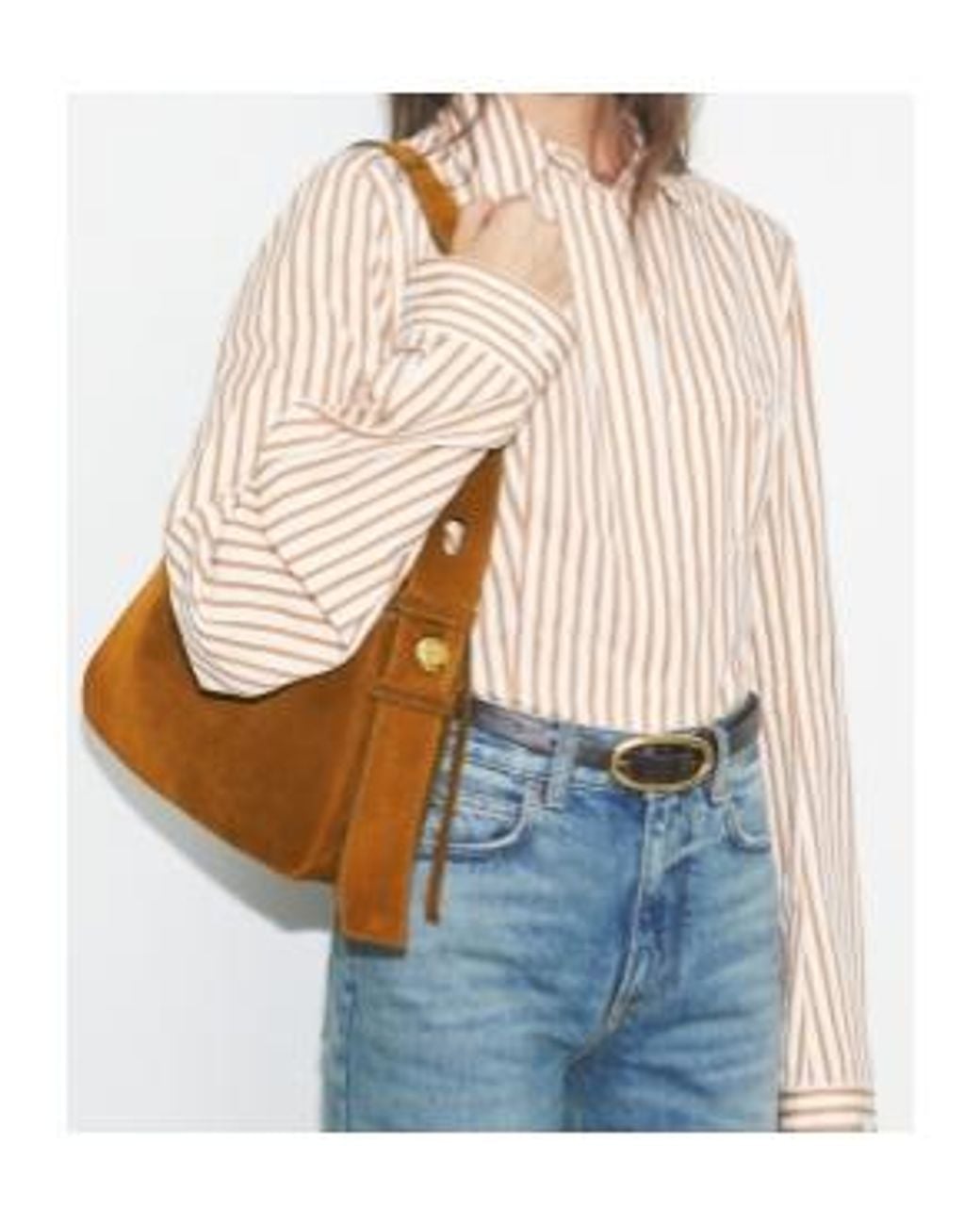 Tory Burch Brown "Romy" Small Shoulder Bag
