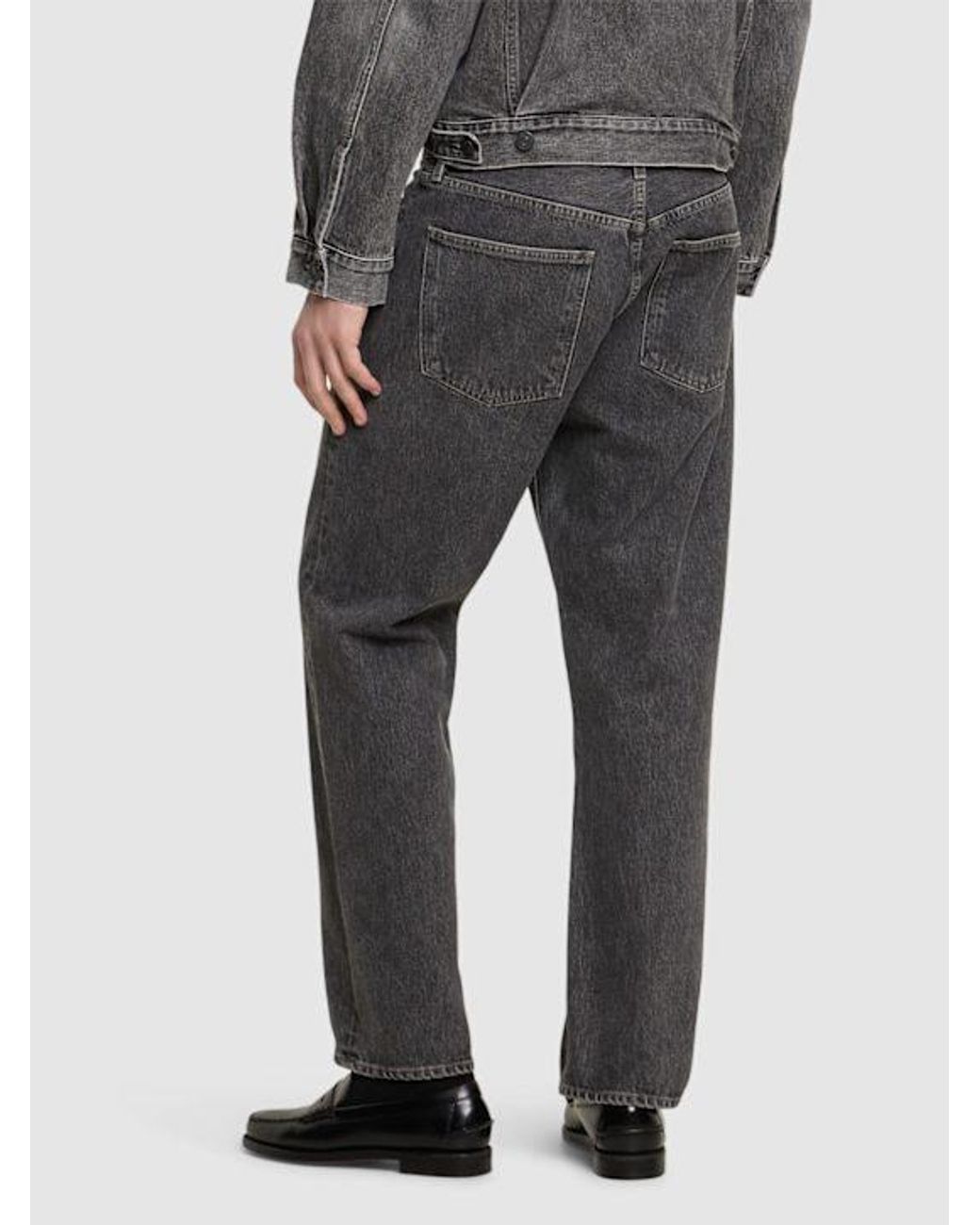 Agolde Gray Belt Loop Jeans for men