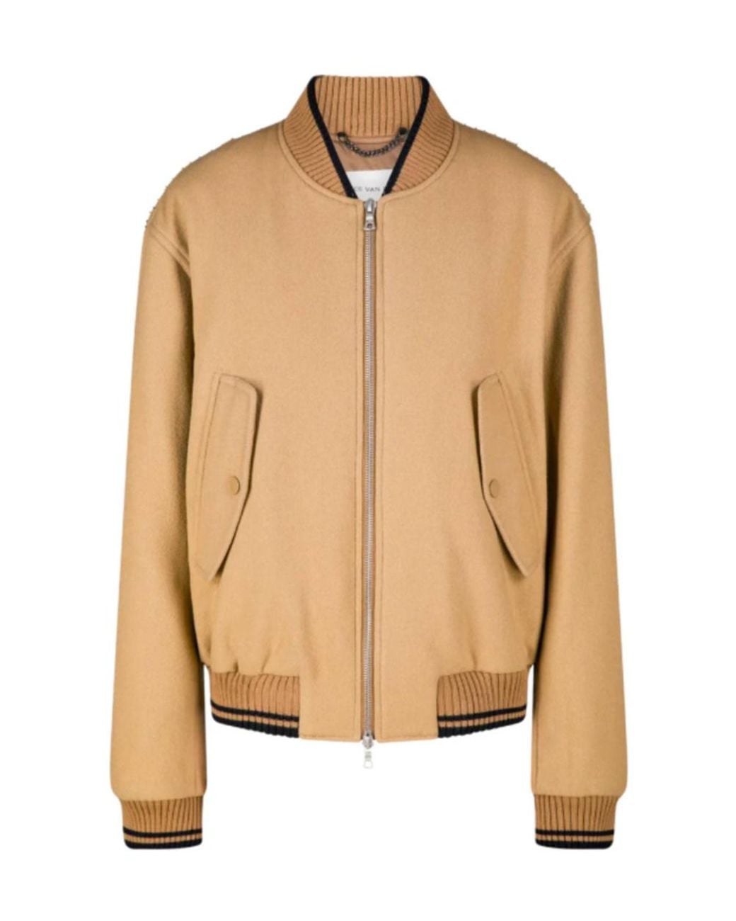 Dries Van Noten Natural Long-Sleeved Casual Jacket for men