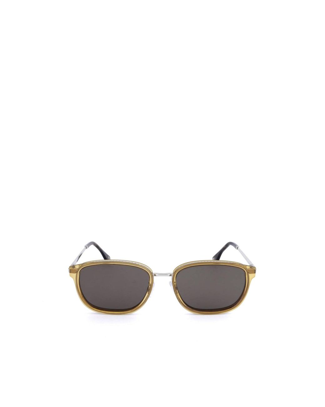 Fendi White Geometric Sunglasses for men