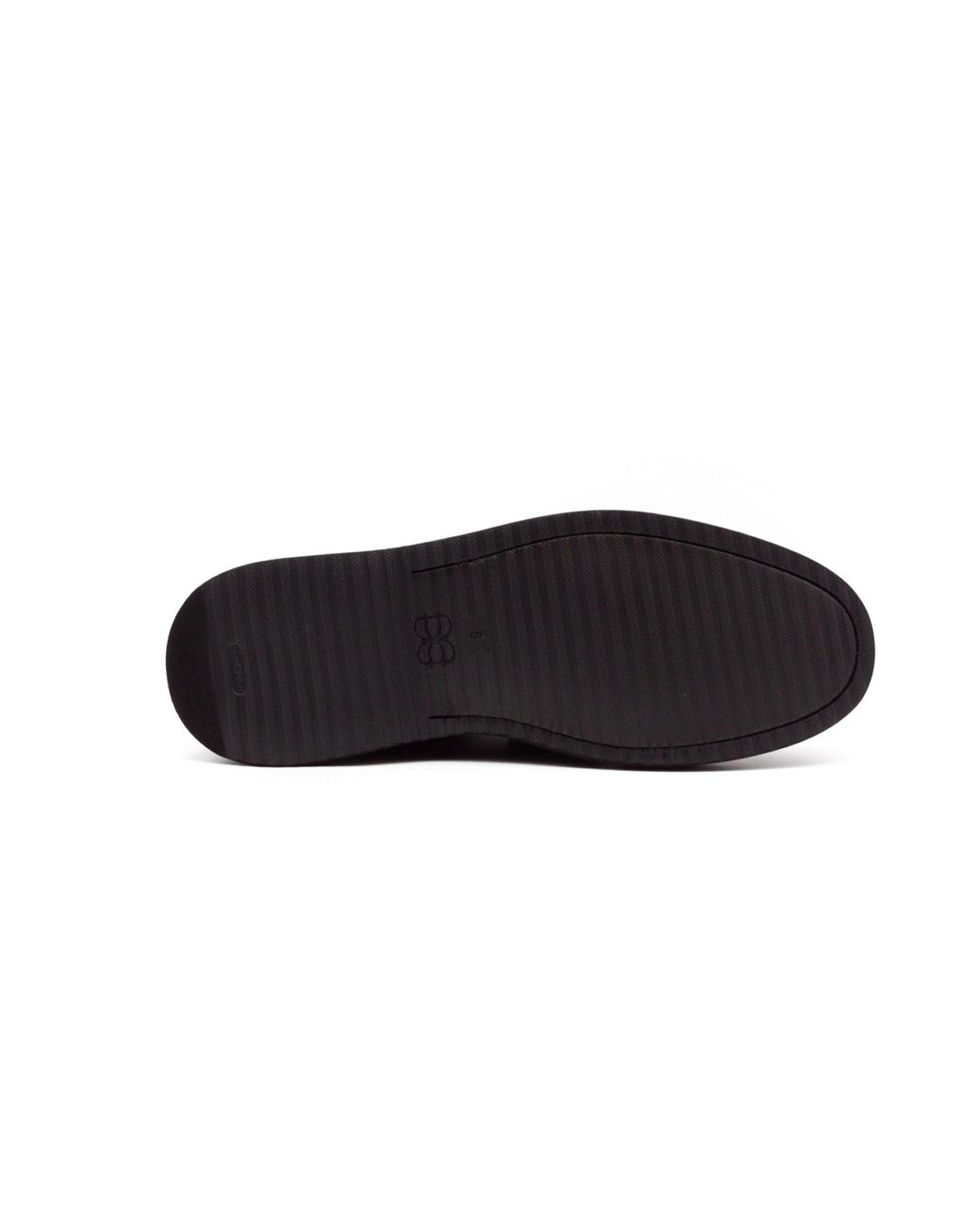 Green George Black Penny Leather Loafers for men